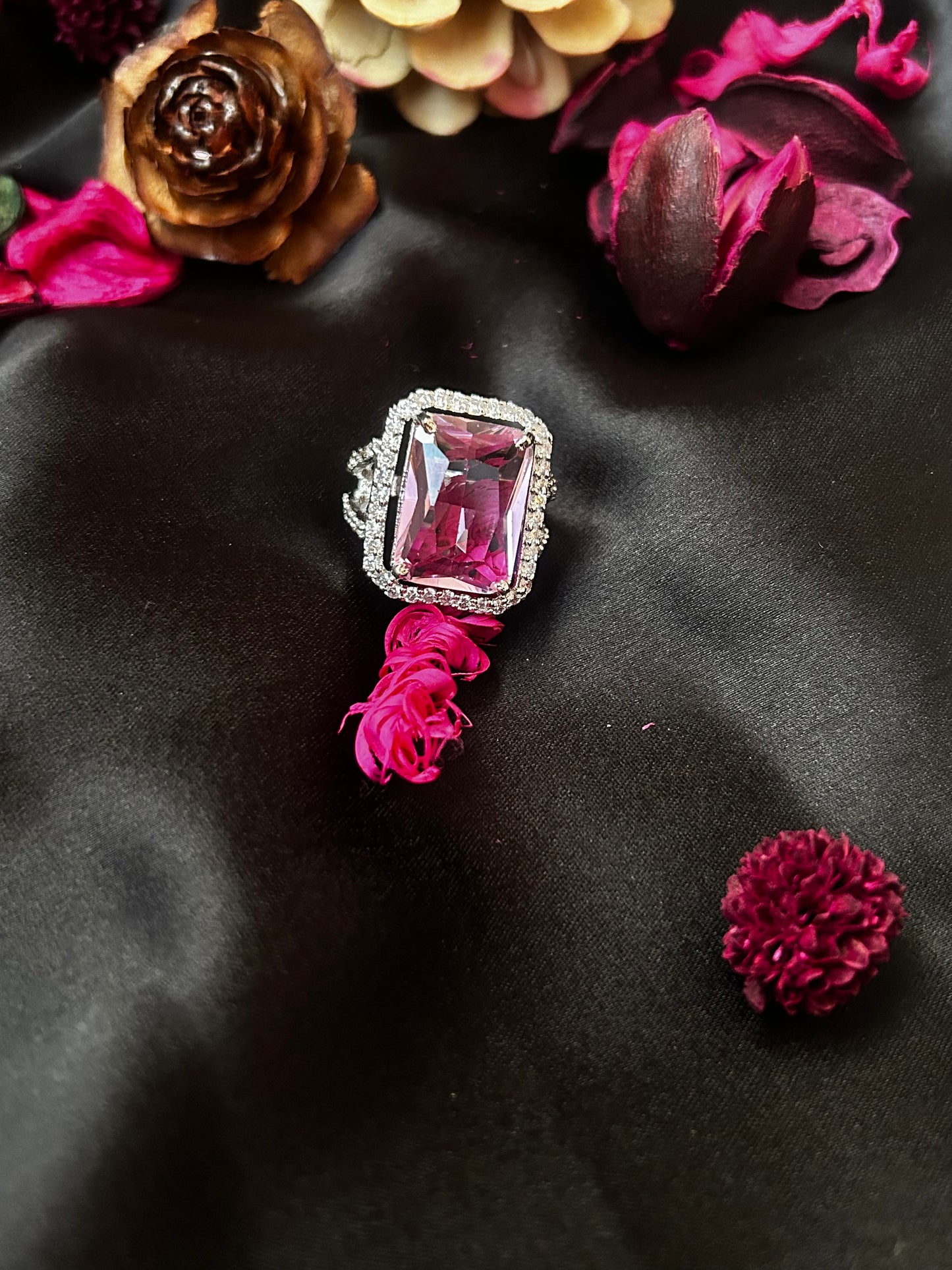 Pink maisha ring