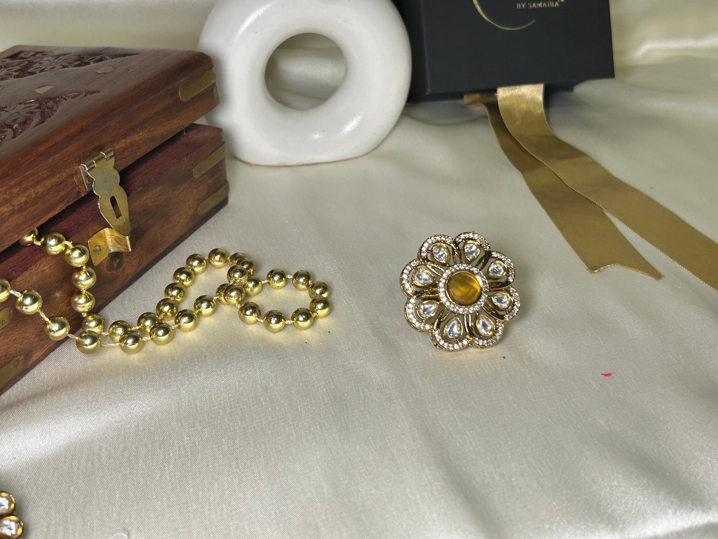 Mayra Blooming yellow Ring