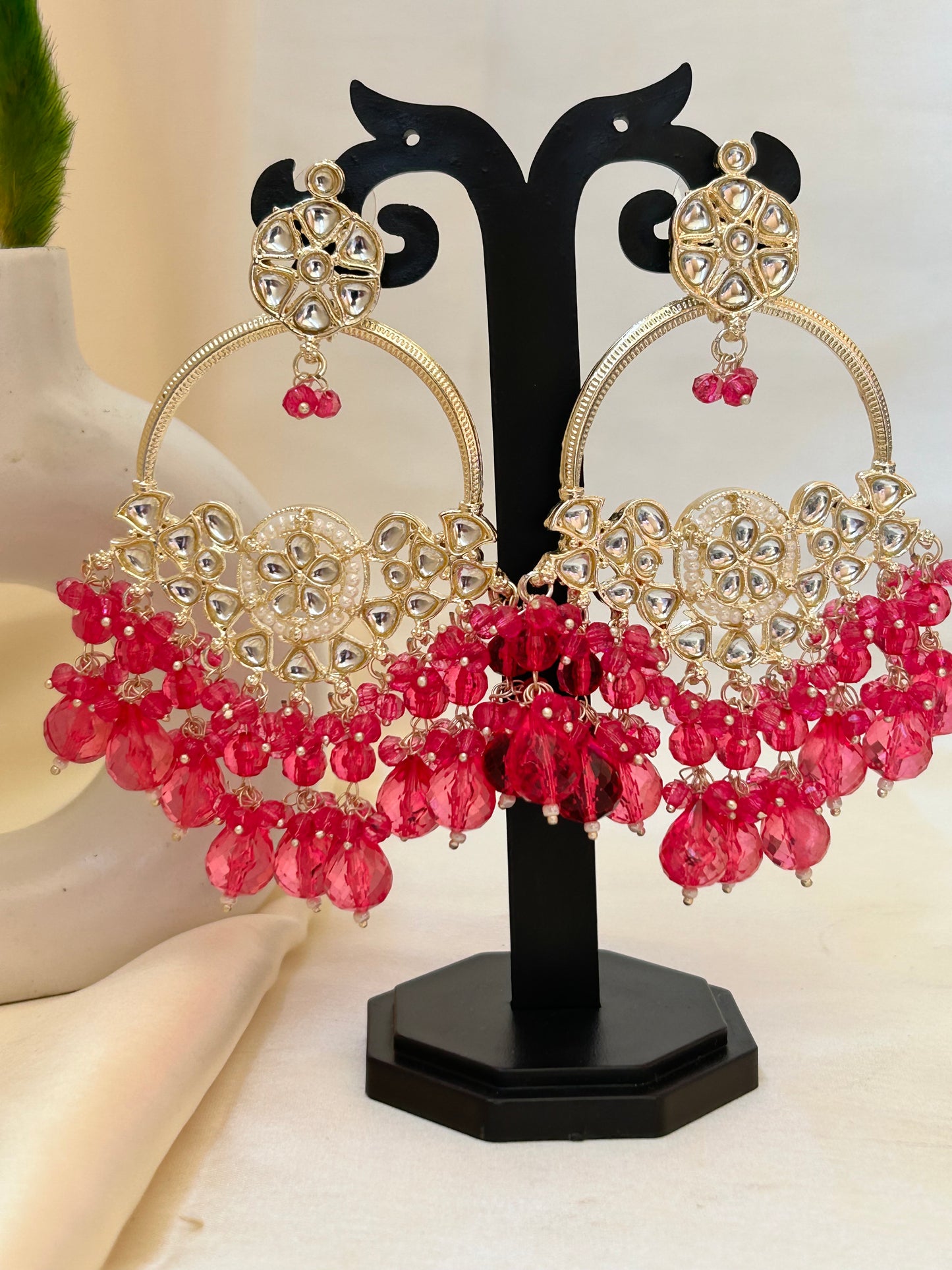 Heeral pink chanbali