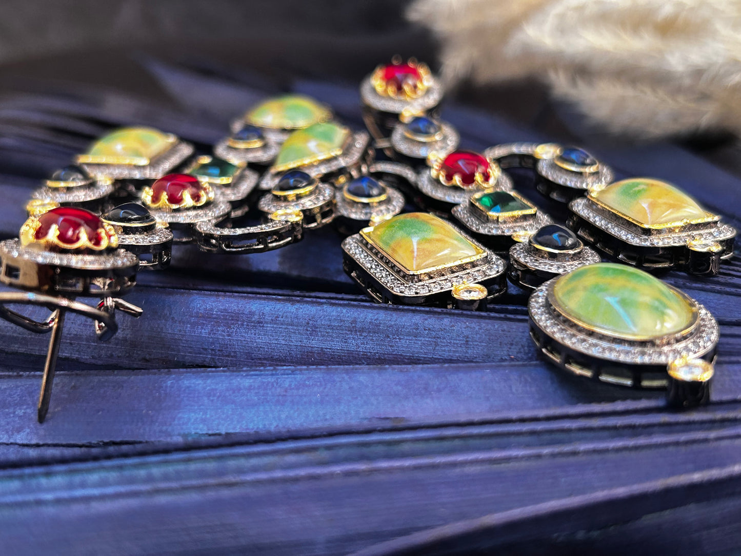 Deepika long earrings