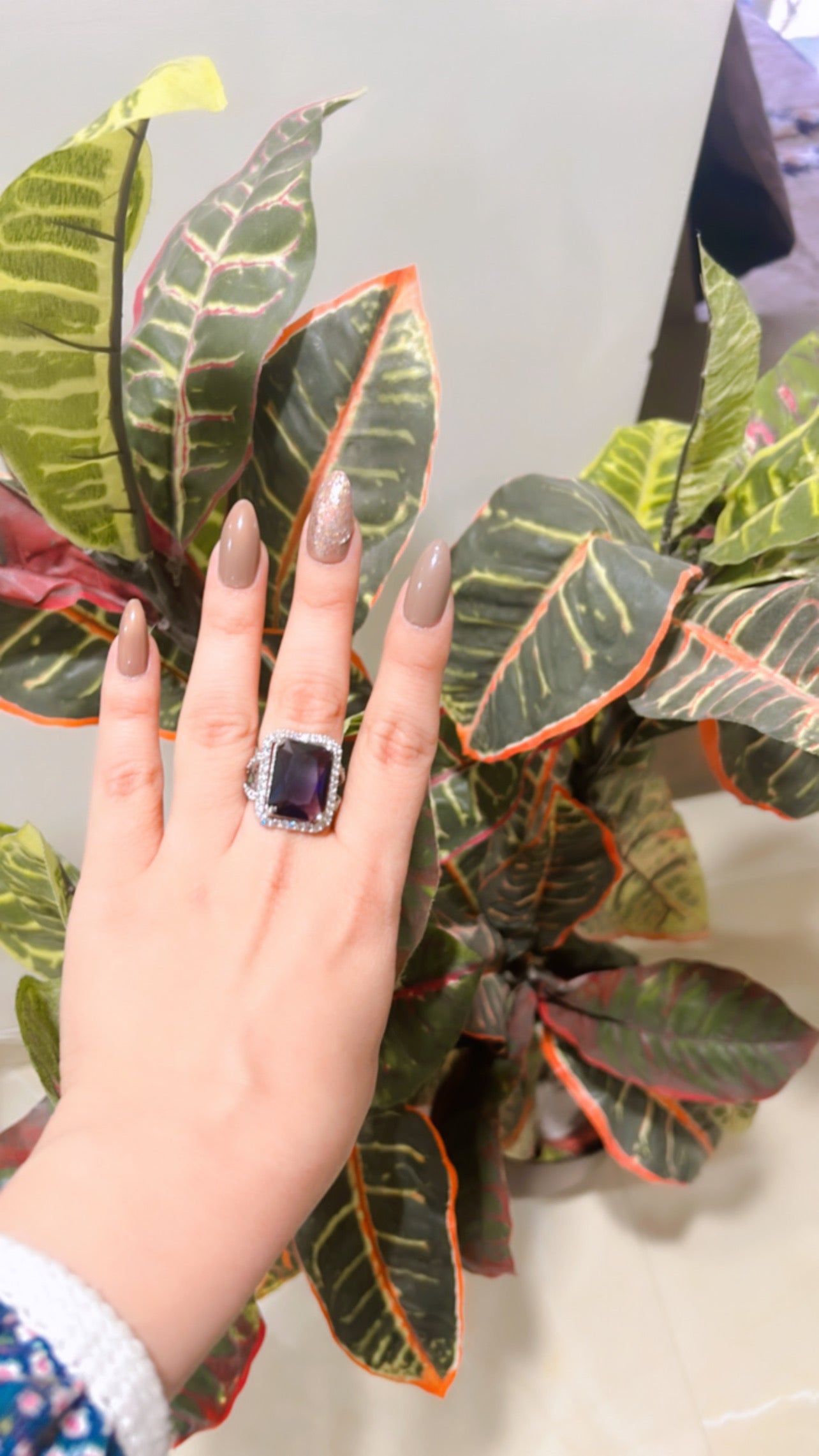 Purple maisha ring