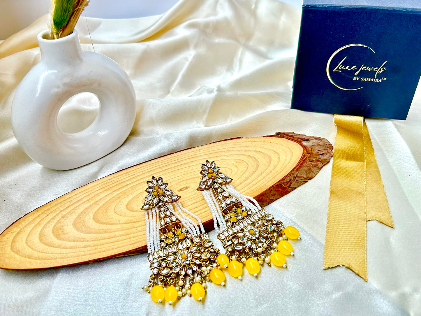 Zaaie yellow chandbalis