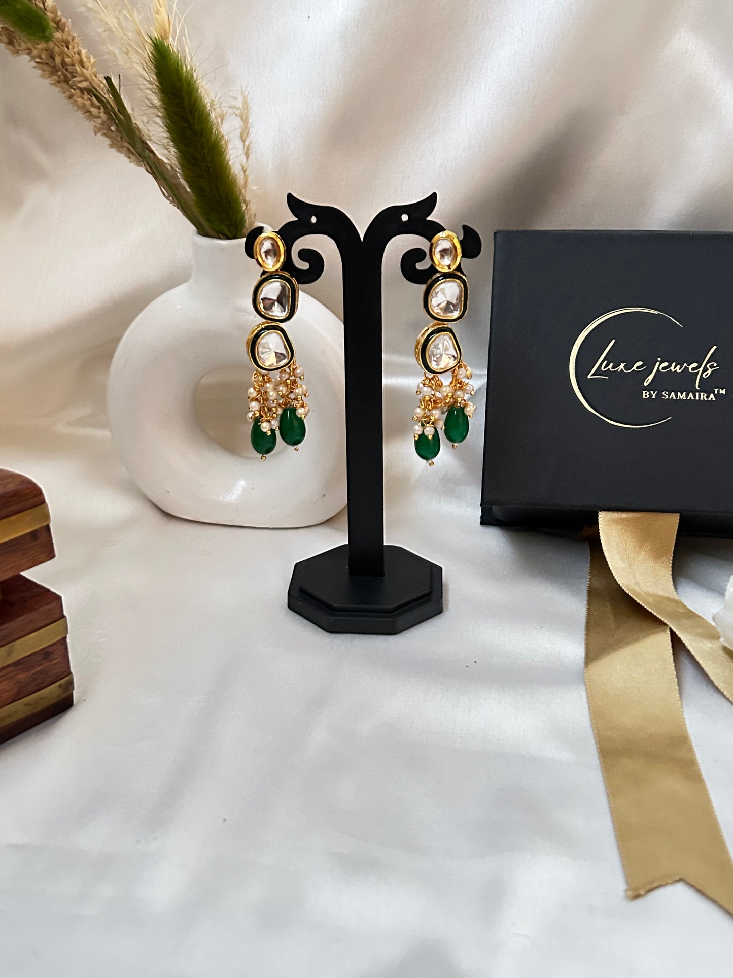 Ashley emerald necklaceset