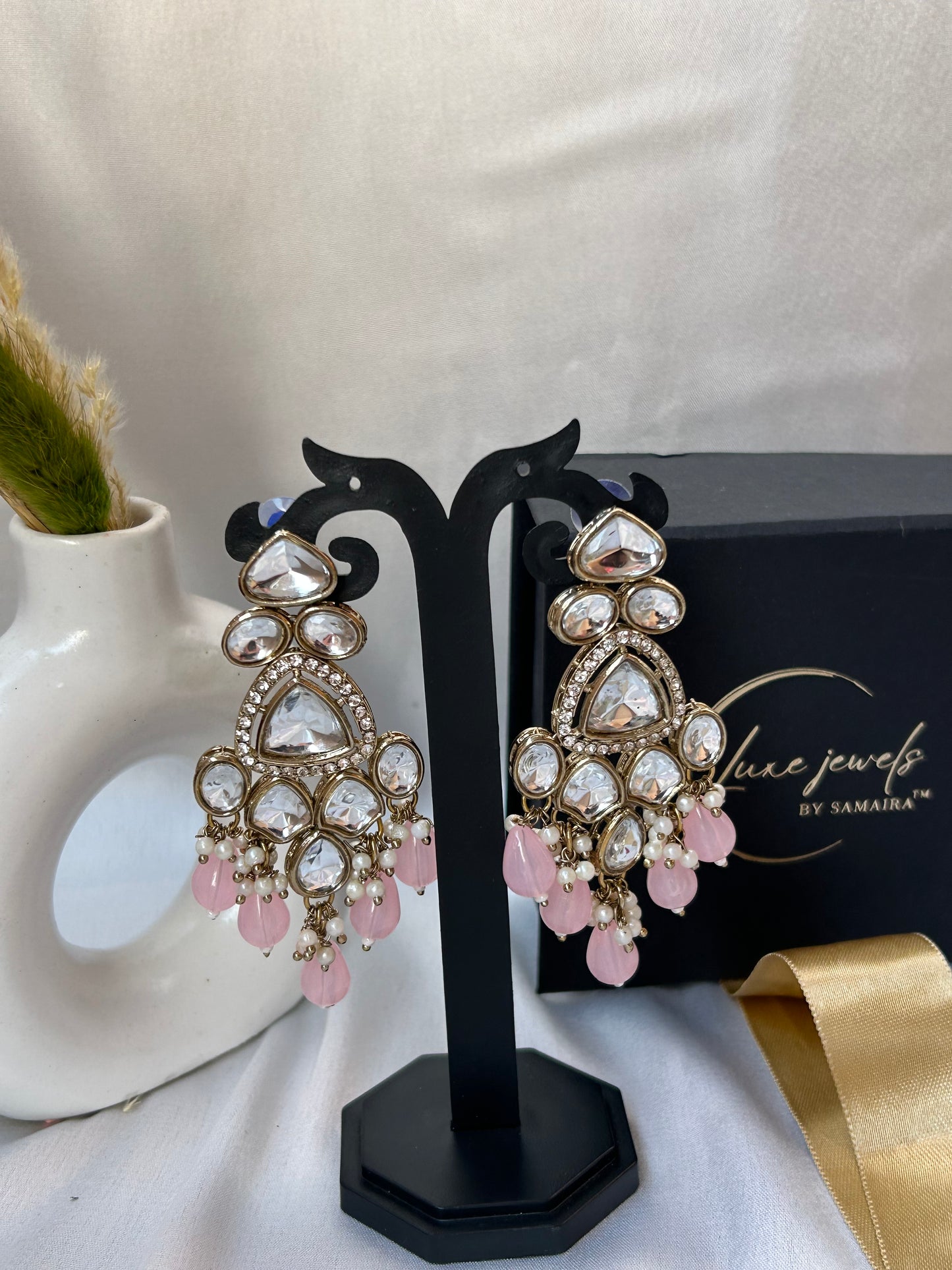 Megha pink necklace