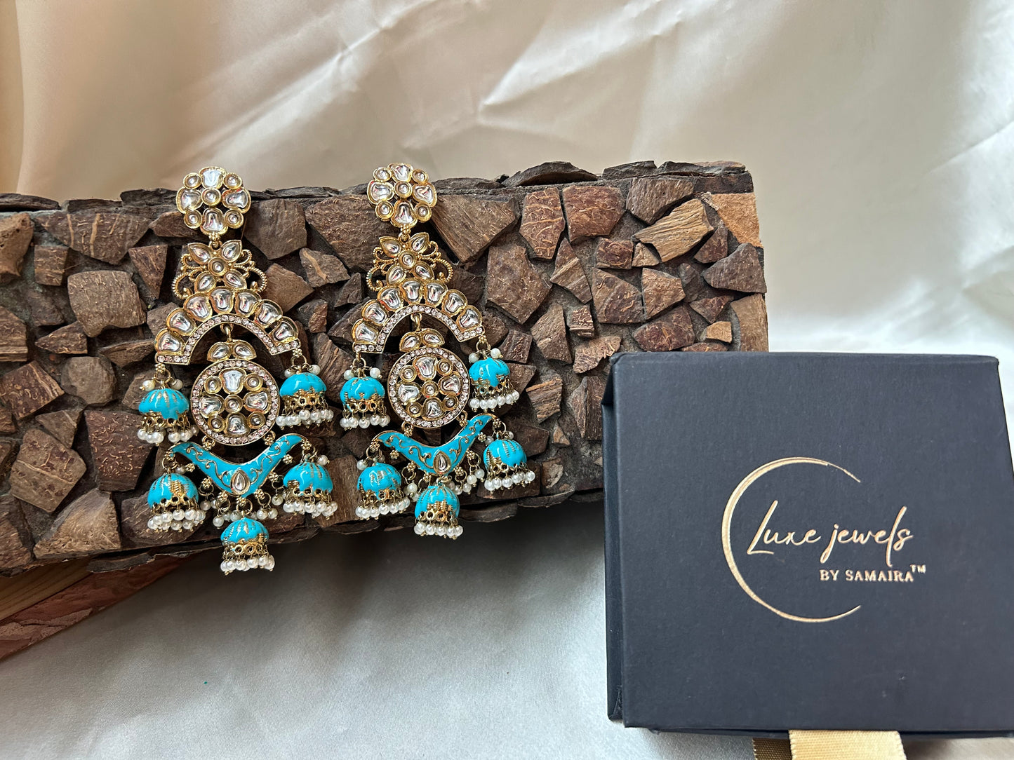Bani Blue chandbalis