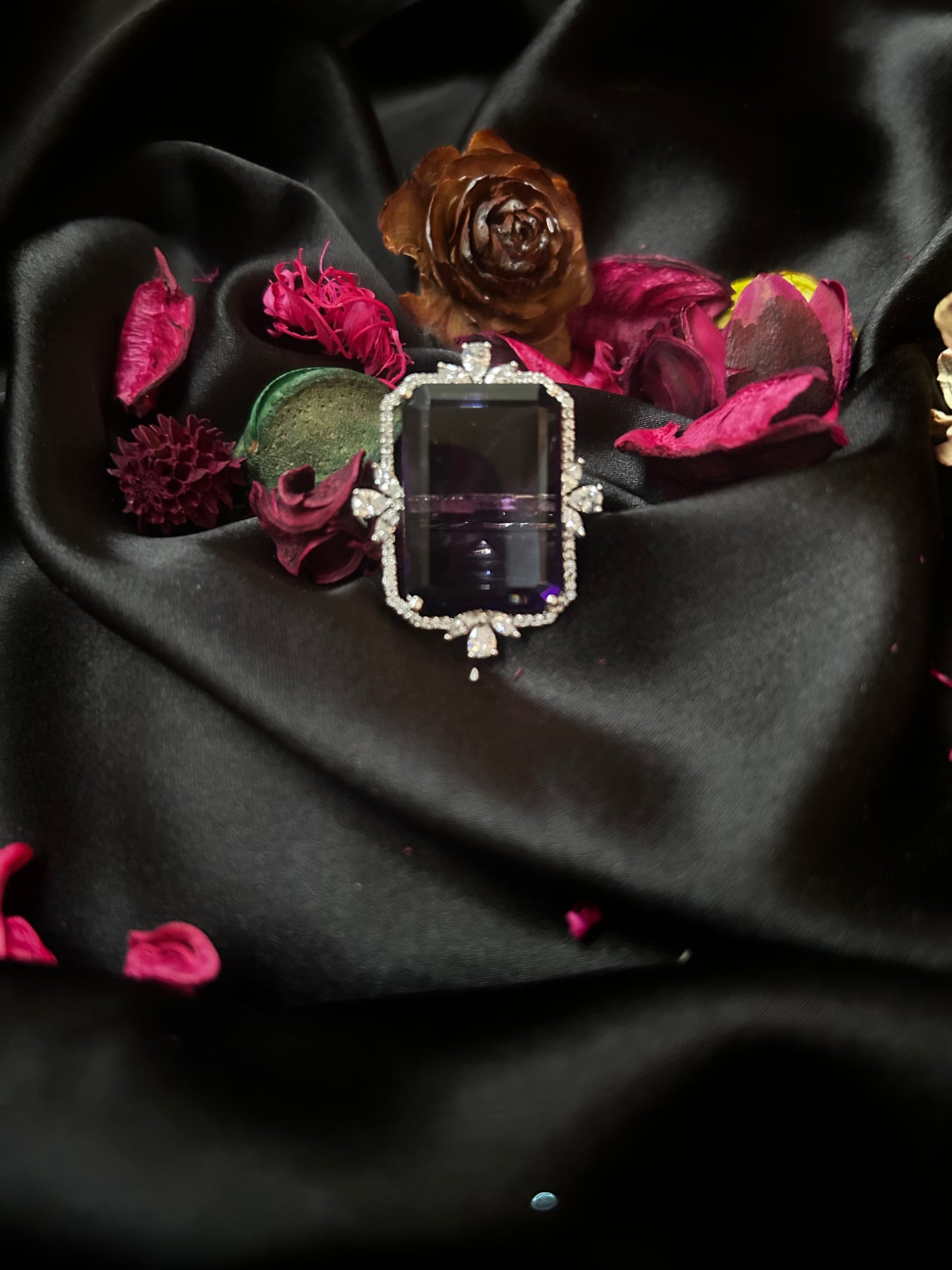 Alisha purple ring