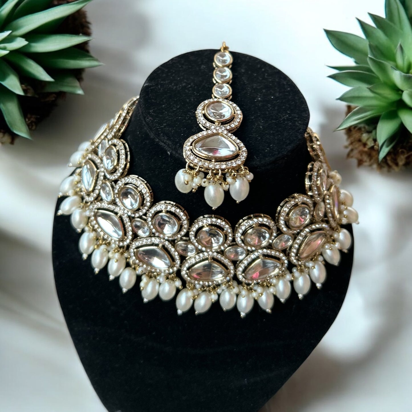Shanvi polki necklace