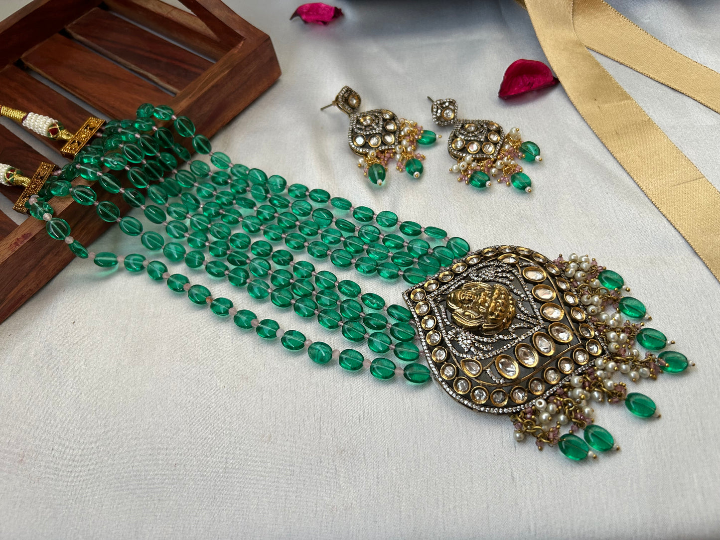 kashi Rani haar Temple Jewelry