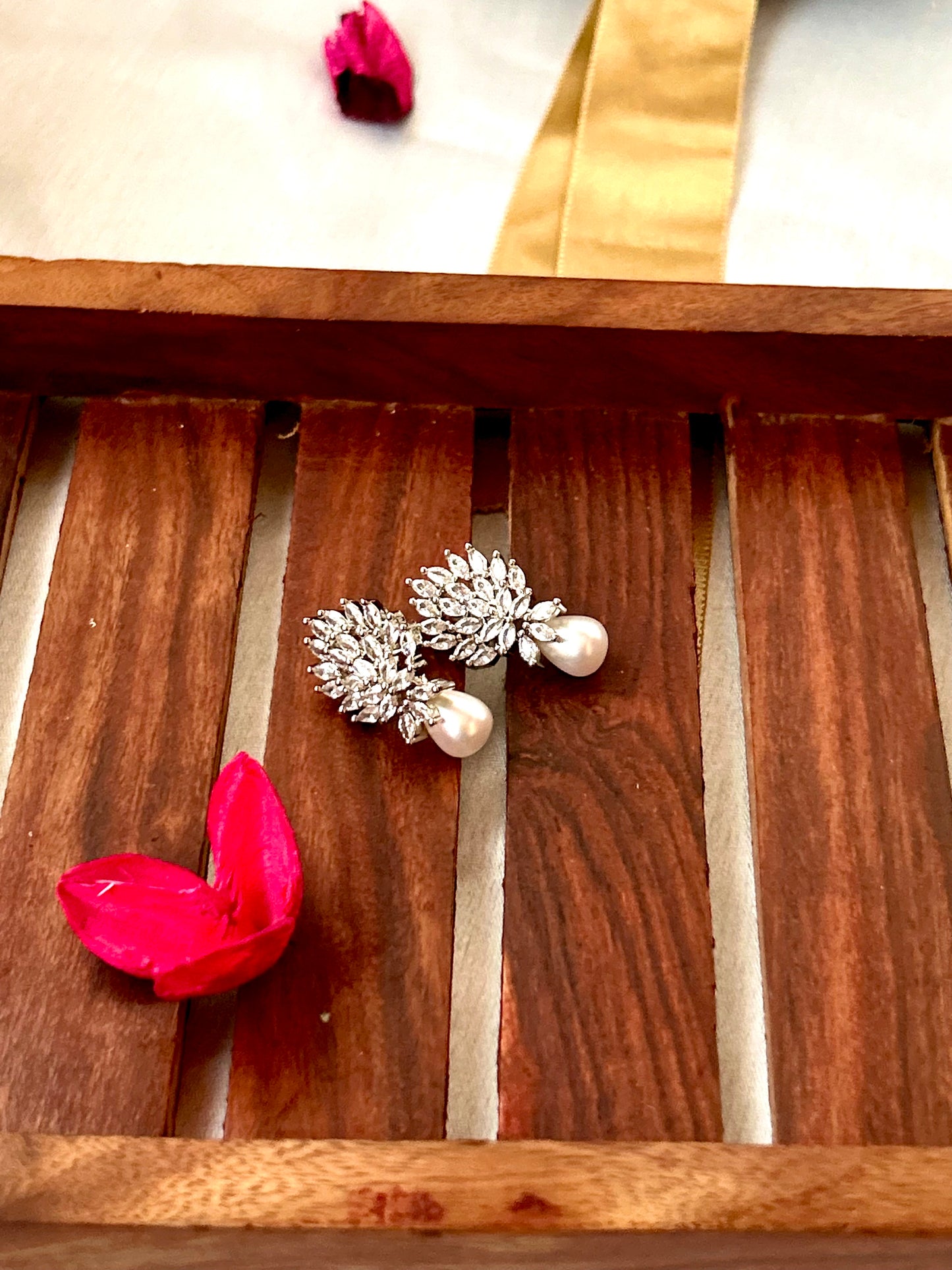 Neeta pearl long necklace.