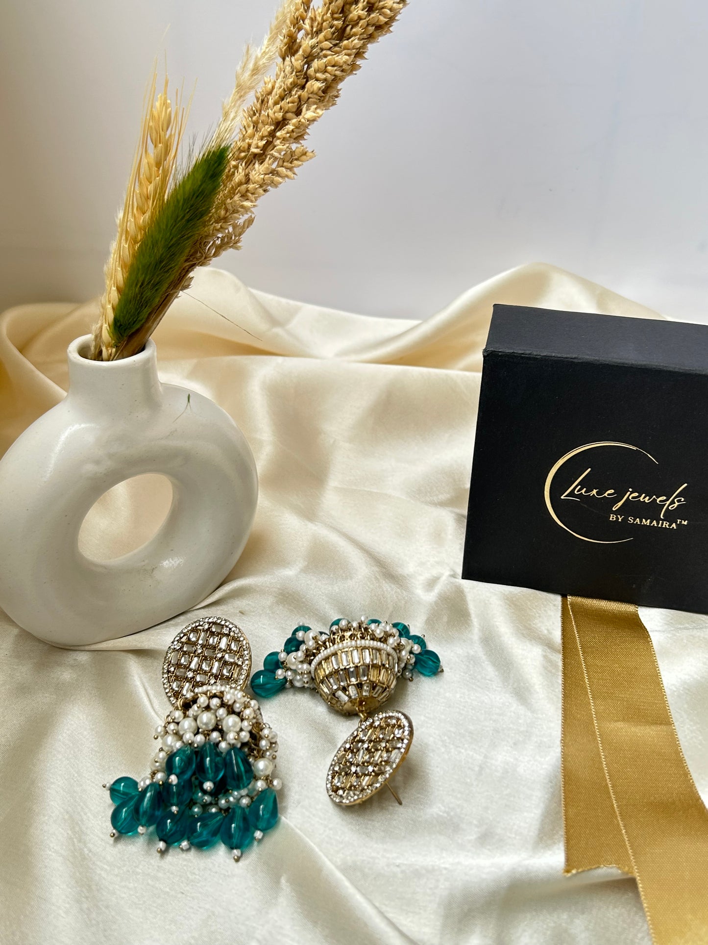 Vanya Rama green jhumka