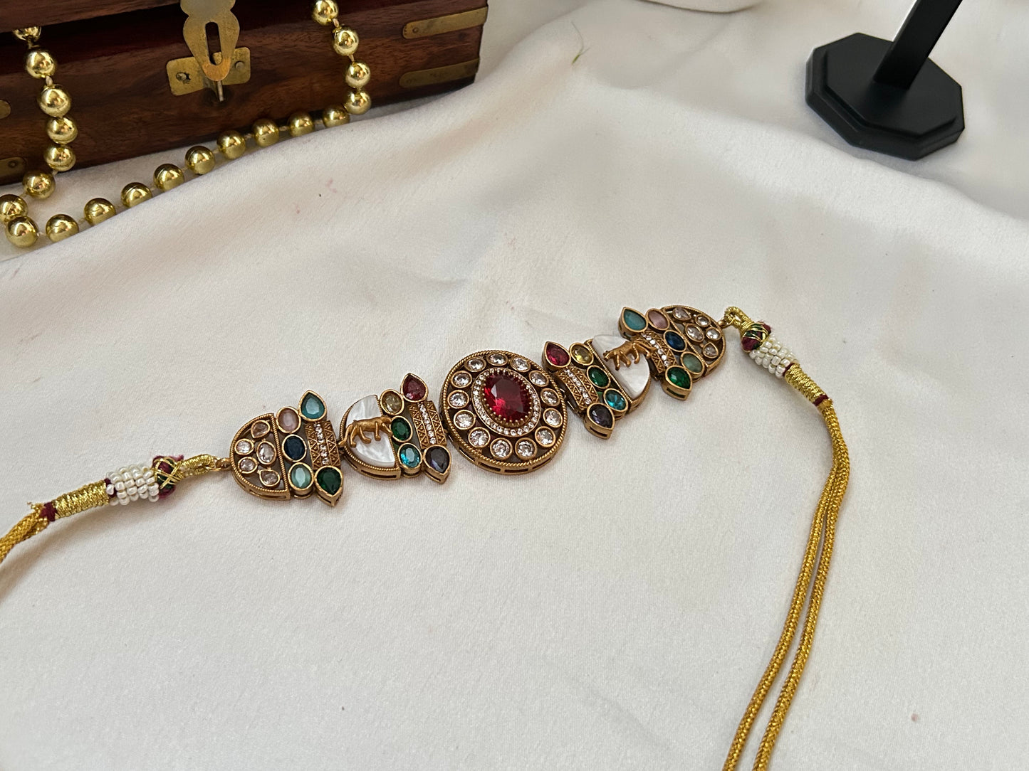 sabyasachi multi necklaceset