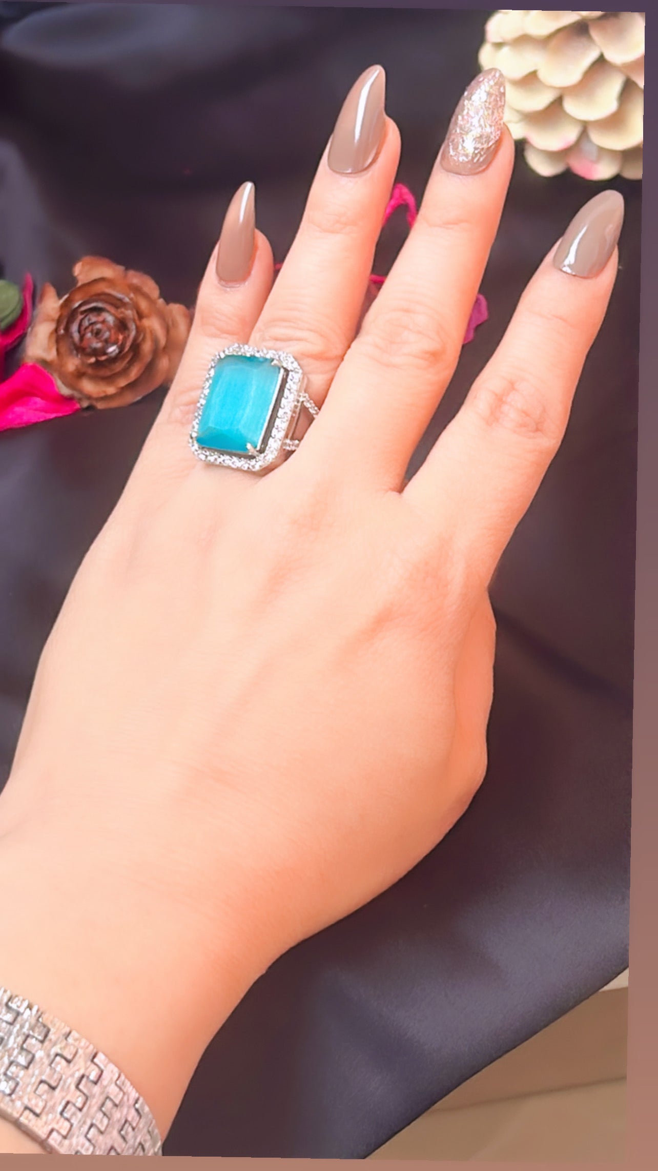 Blue maisha ring