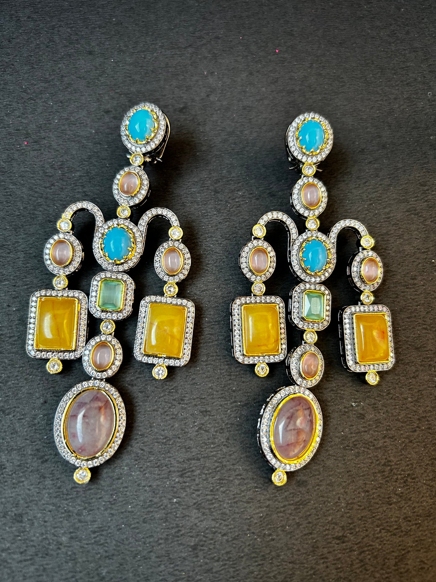 Deepika long earrings