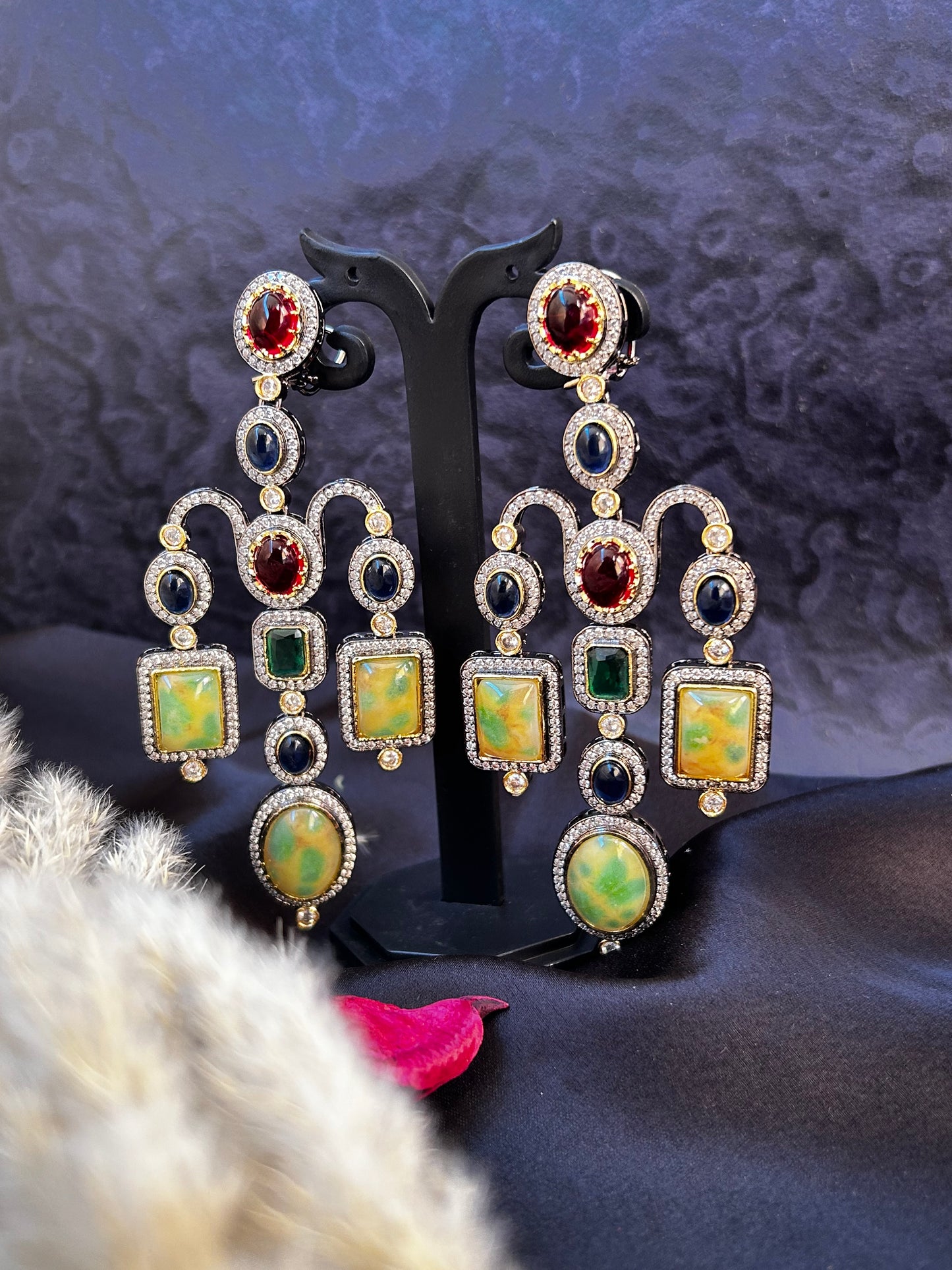 Deepika long earrings