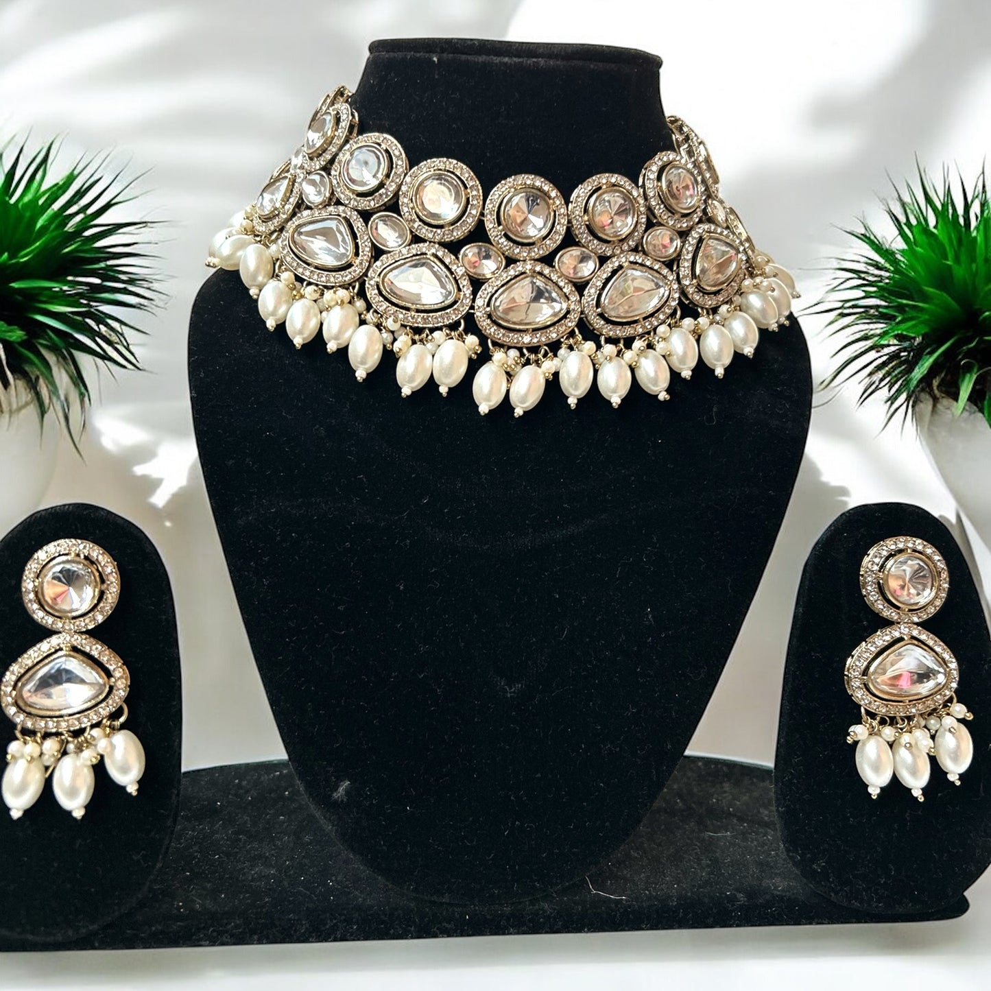 Shanvi polki necklace