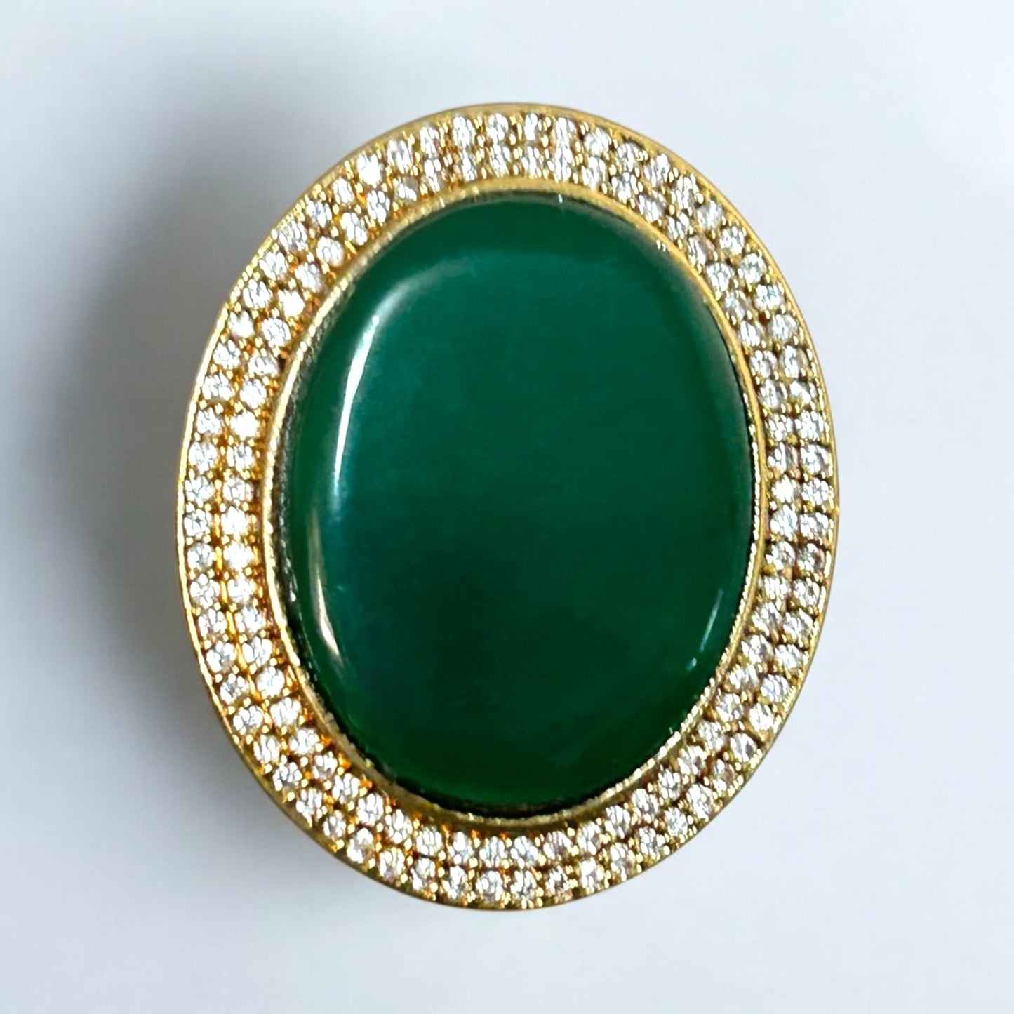 shanvi green Ring