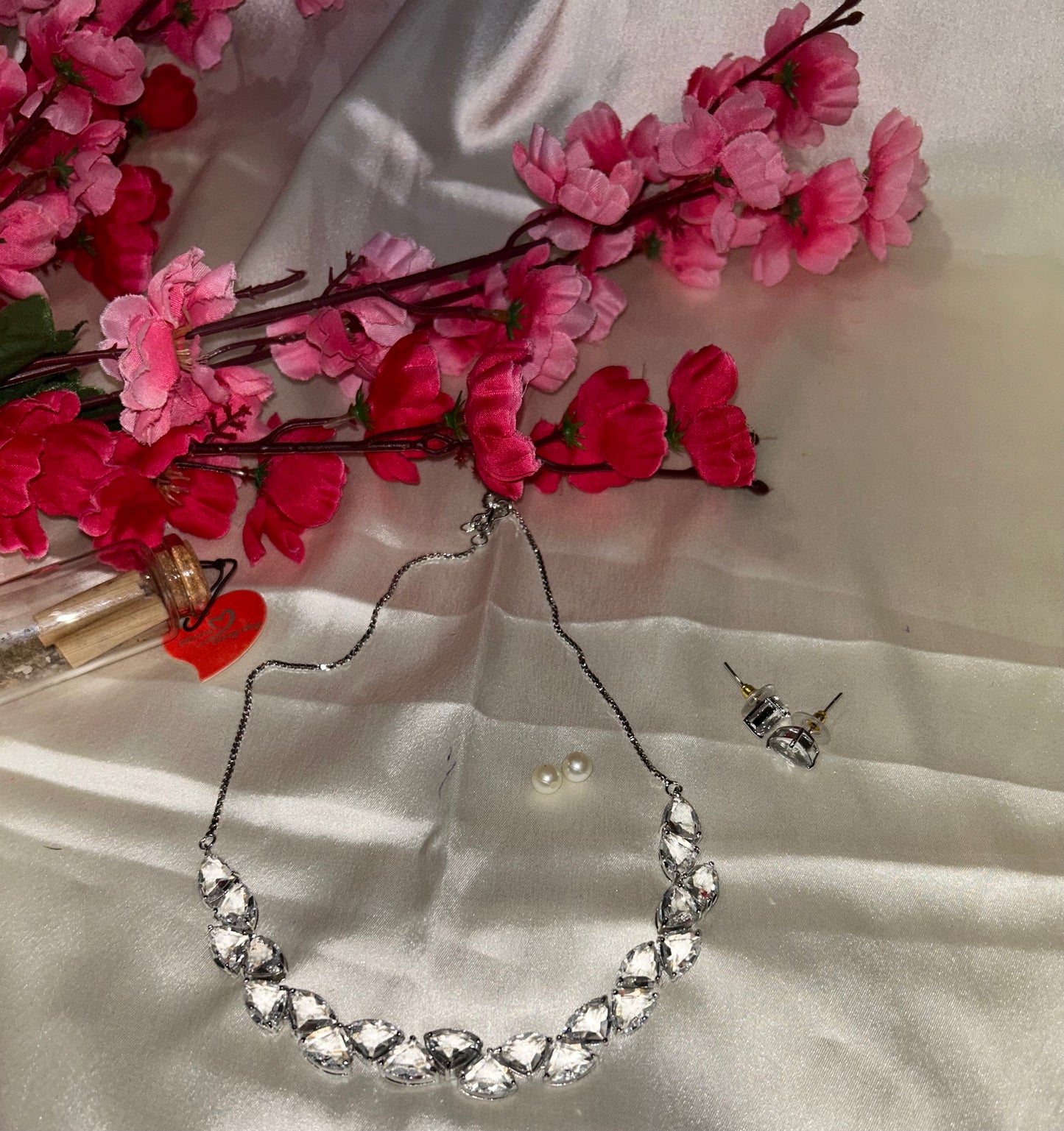 Sonali white necklace