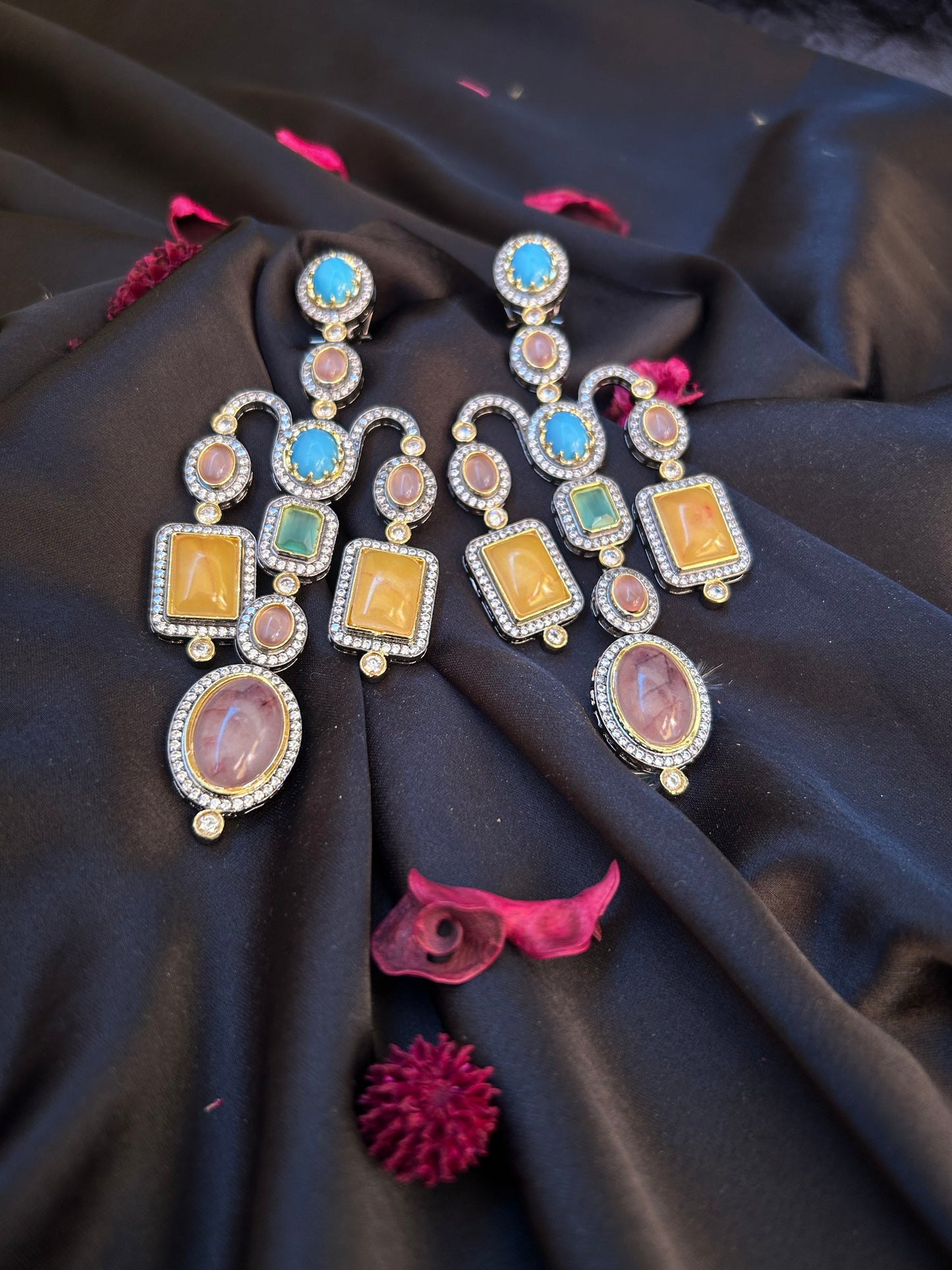Deepika long earrings