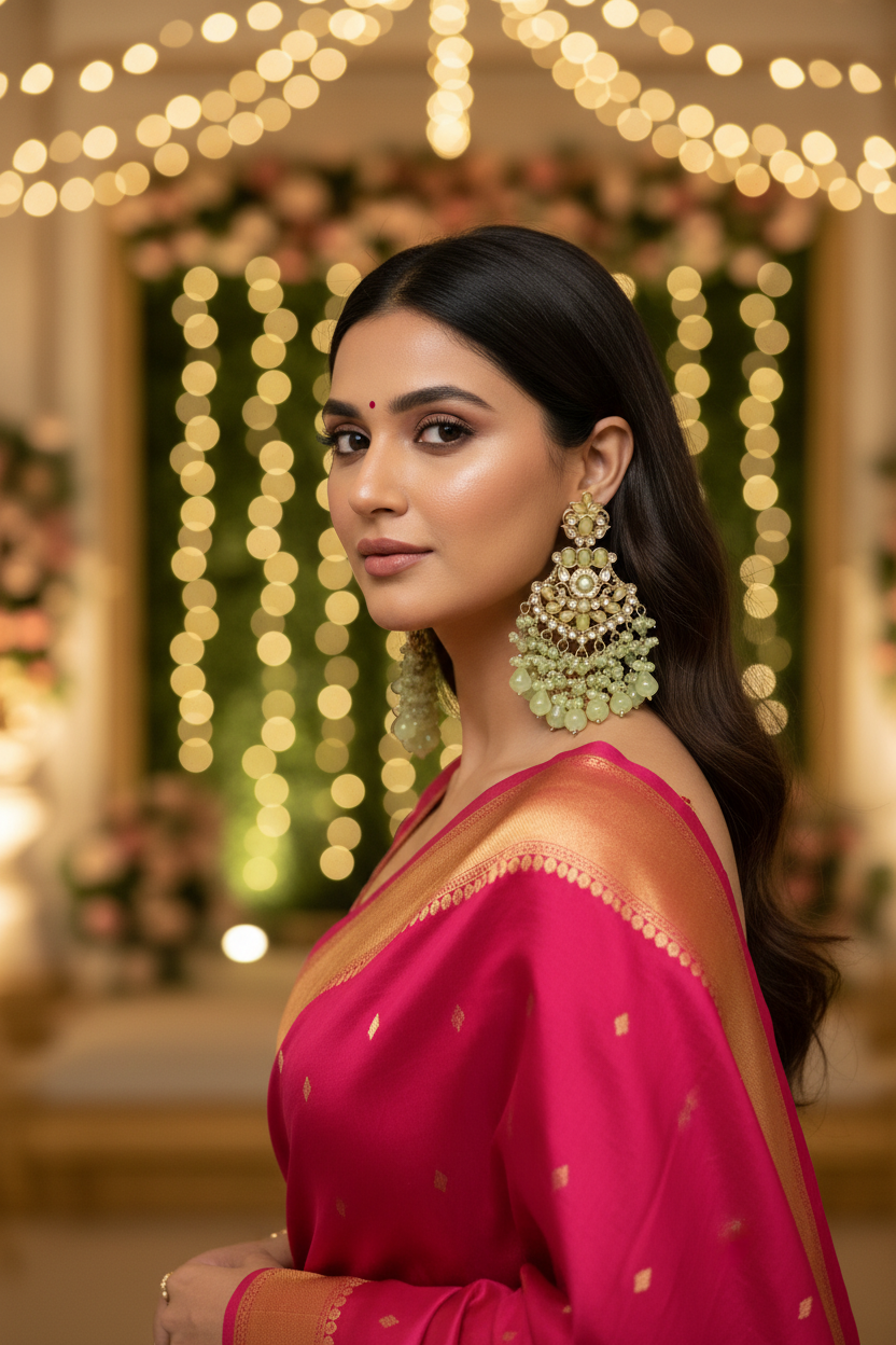 Arushi Green chandbali