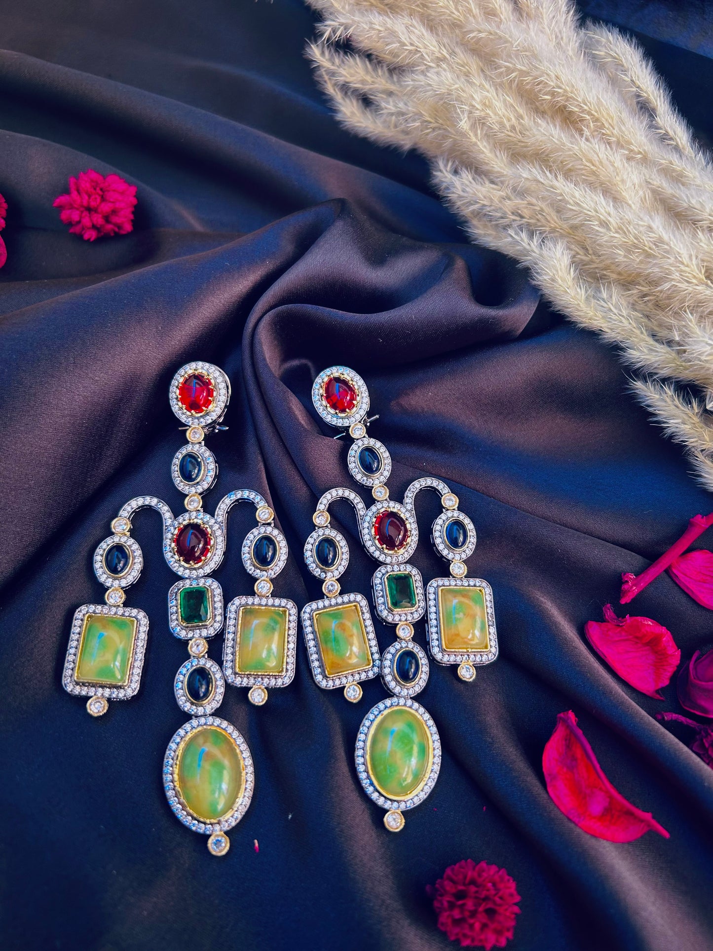 Deepika long earrings
