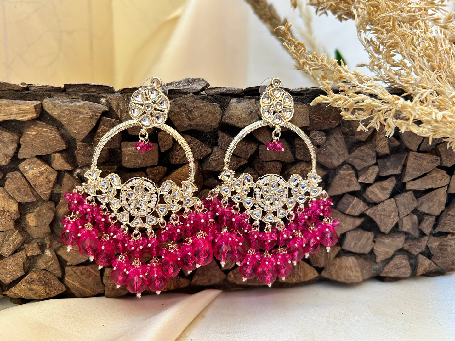 Heeral pink chanbali
