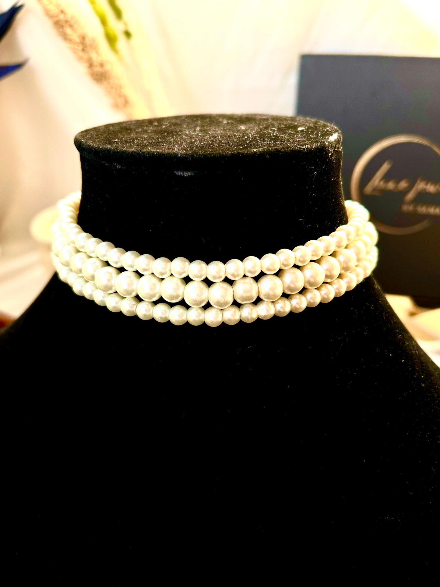 Tanya pearl necklace set