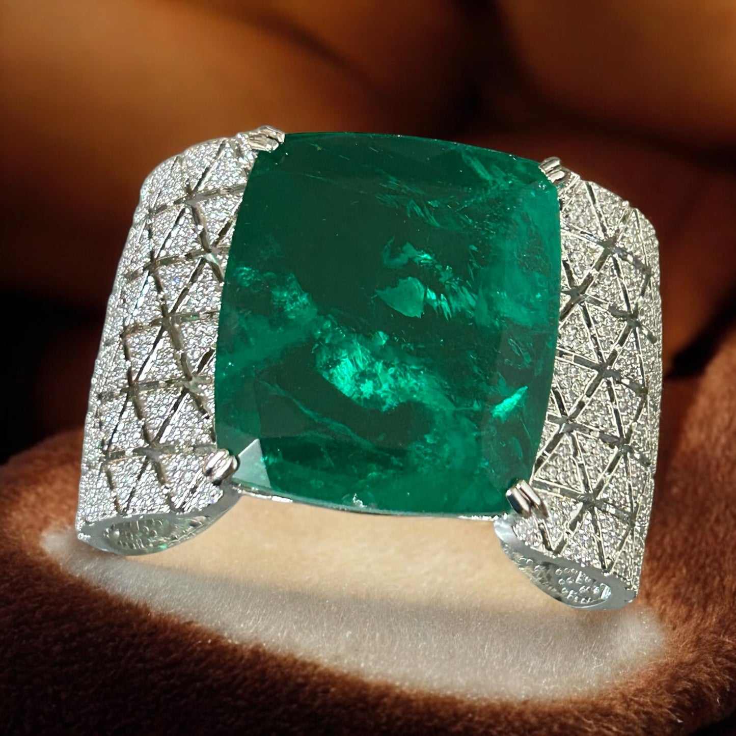 Luxe Green Doublet Stone Bracelet