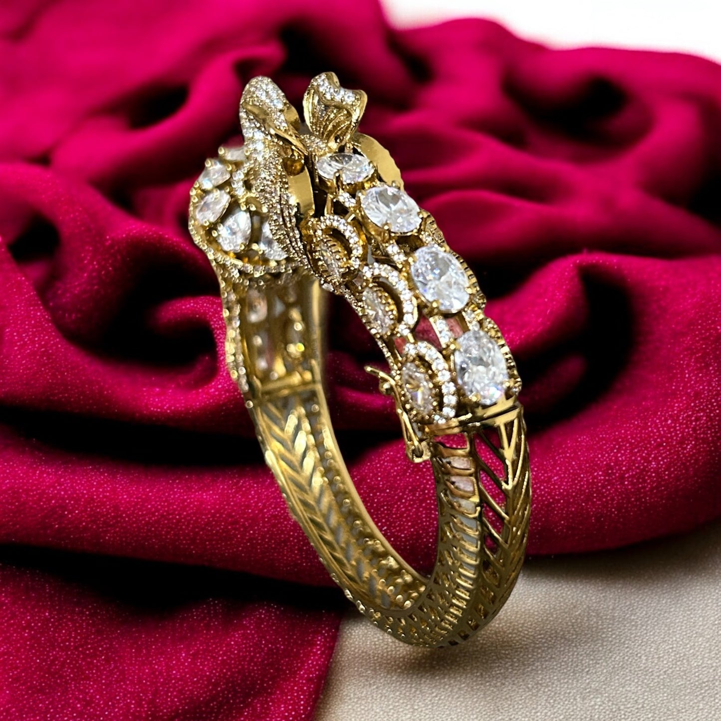Majestic golden Elephant Bracelet