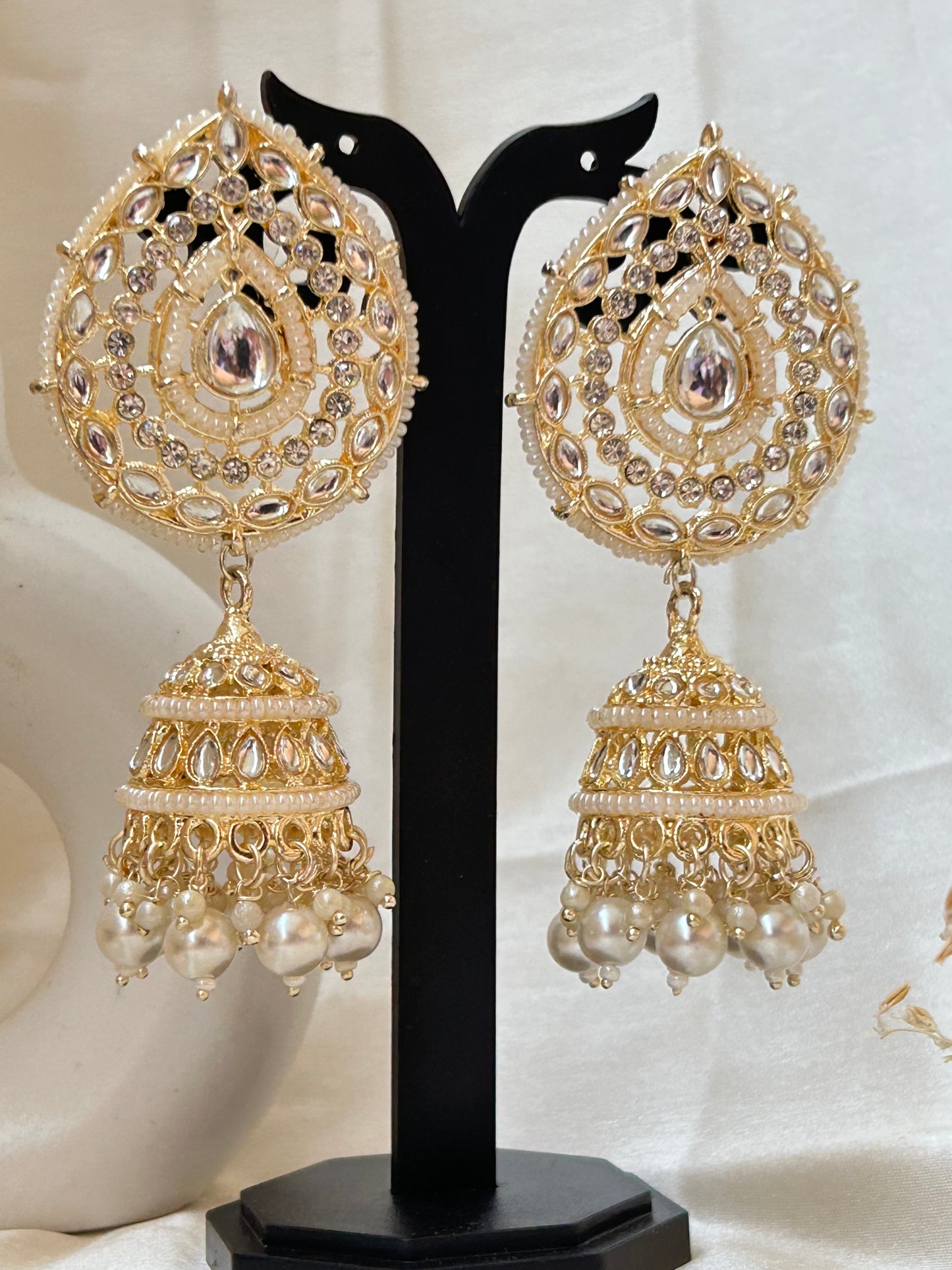 Neeta ivory jhumka