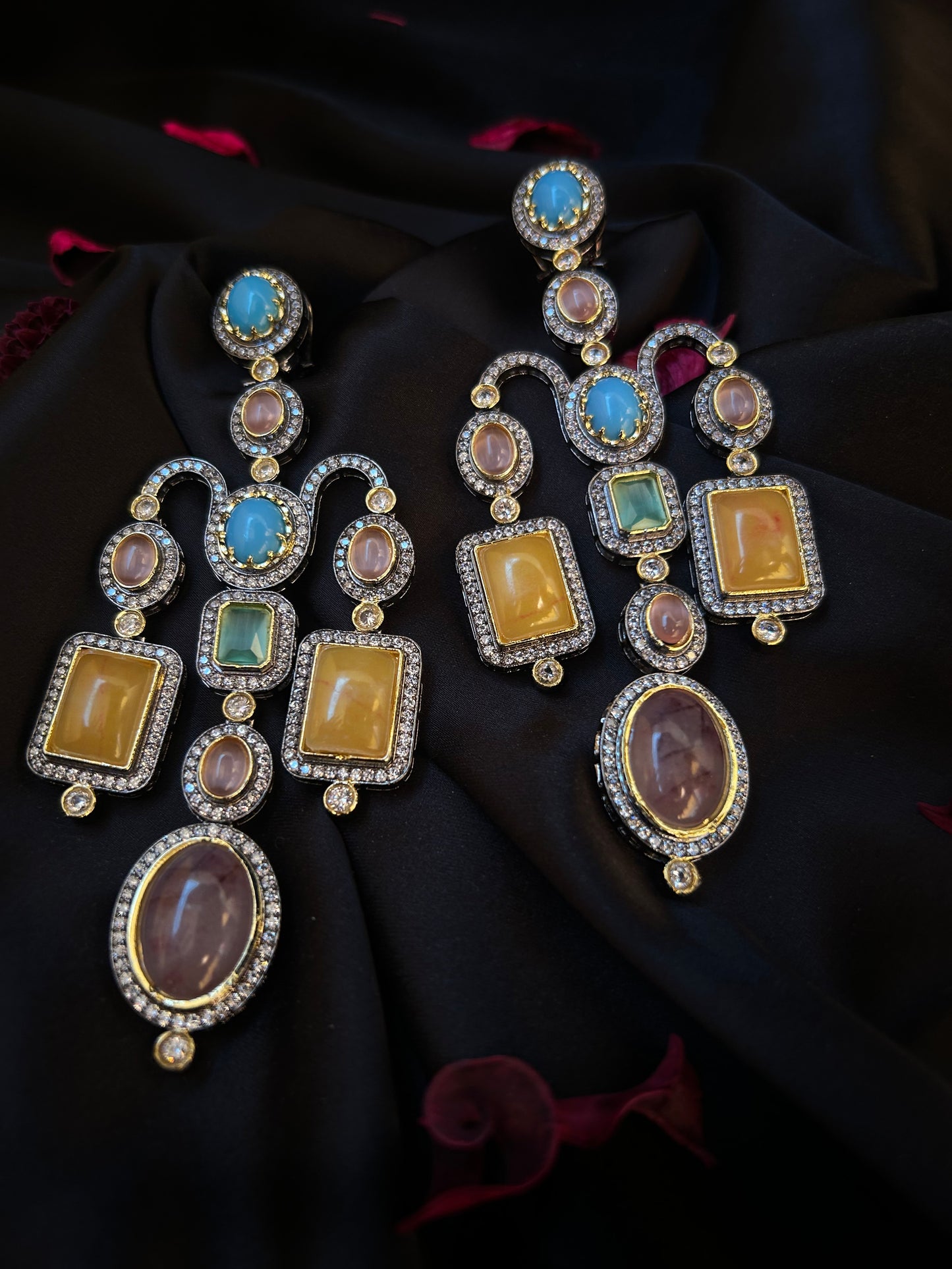Deepika long earrings