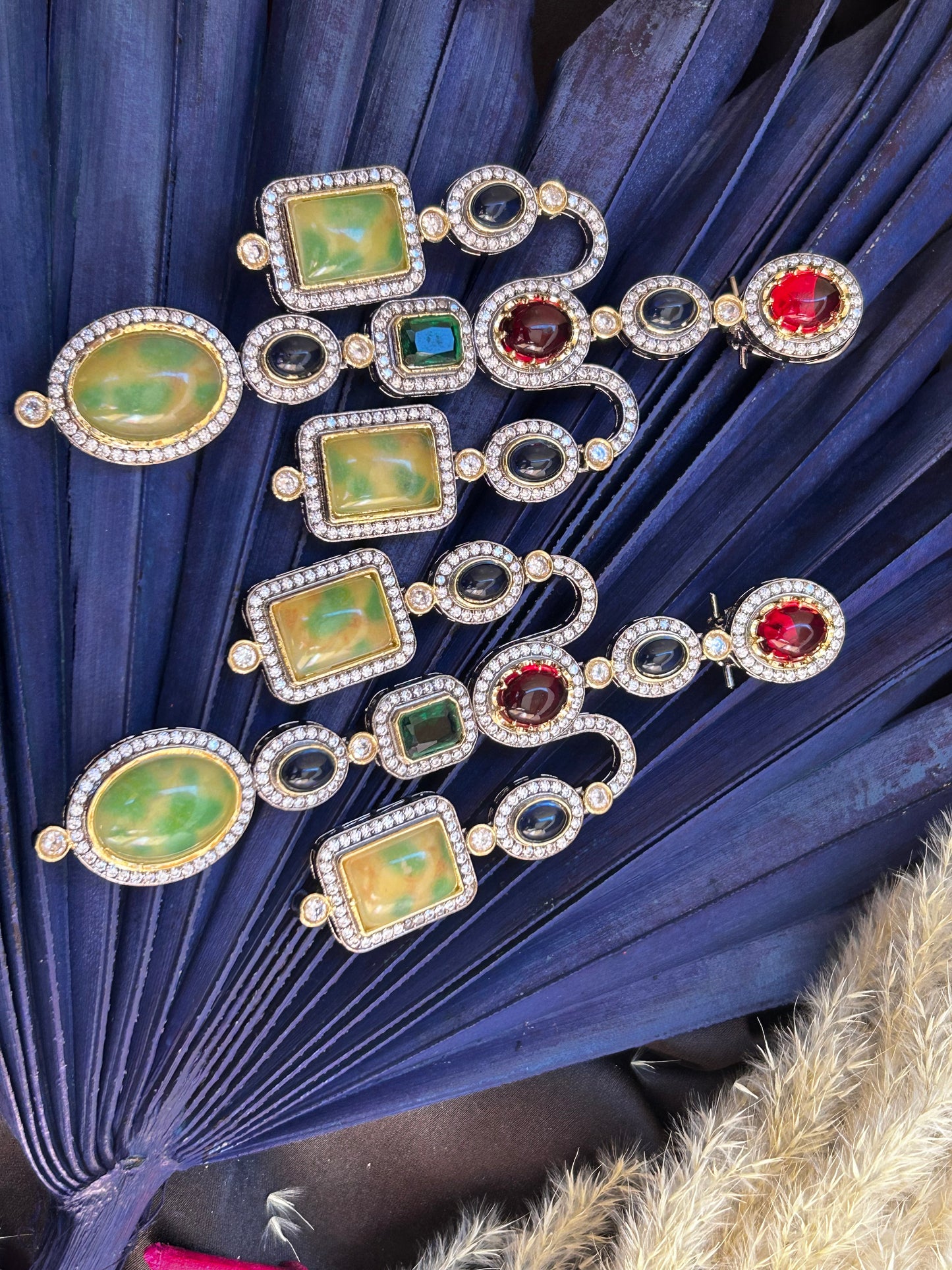 Deepika long earrings
