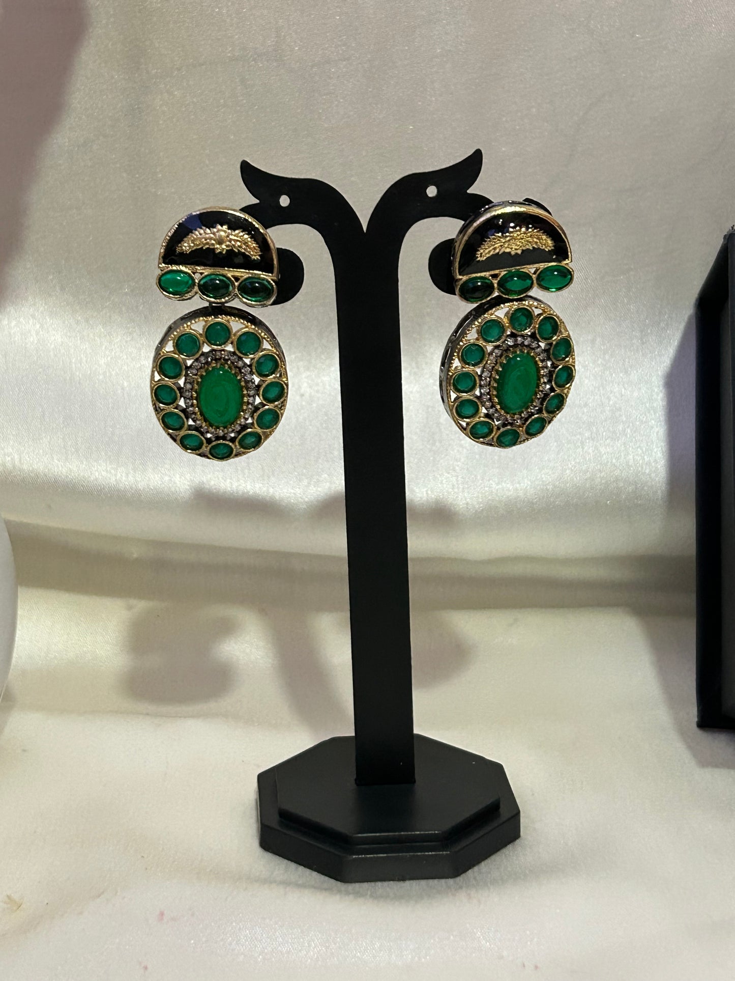 Tia emerald necklaceset