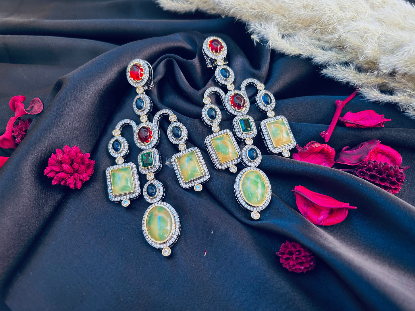 Deepika long earrings