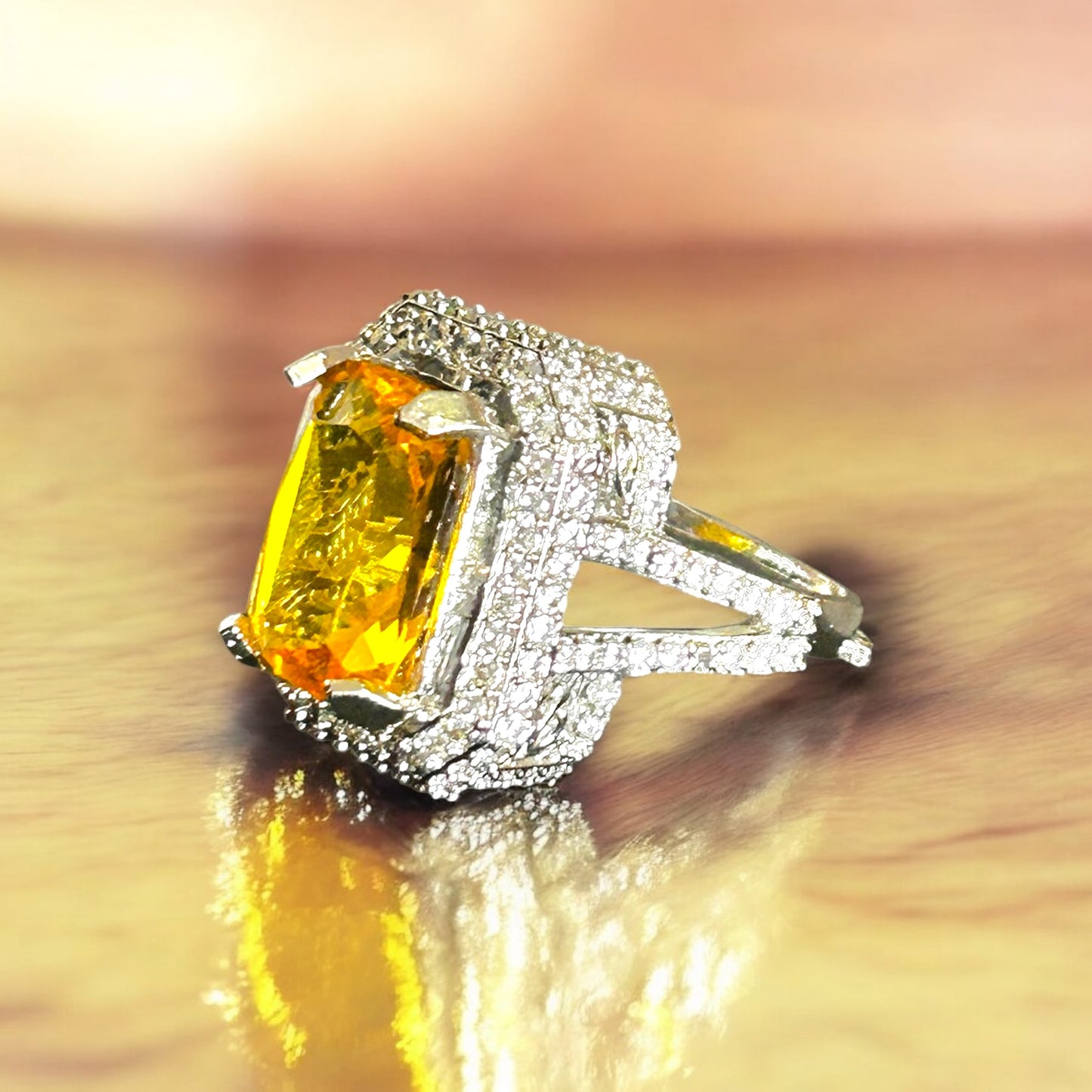 Velvet Night Yellow Ring