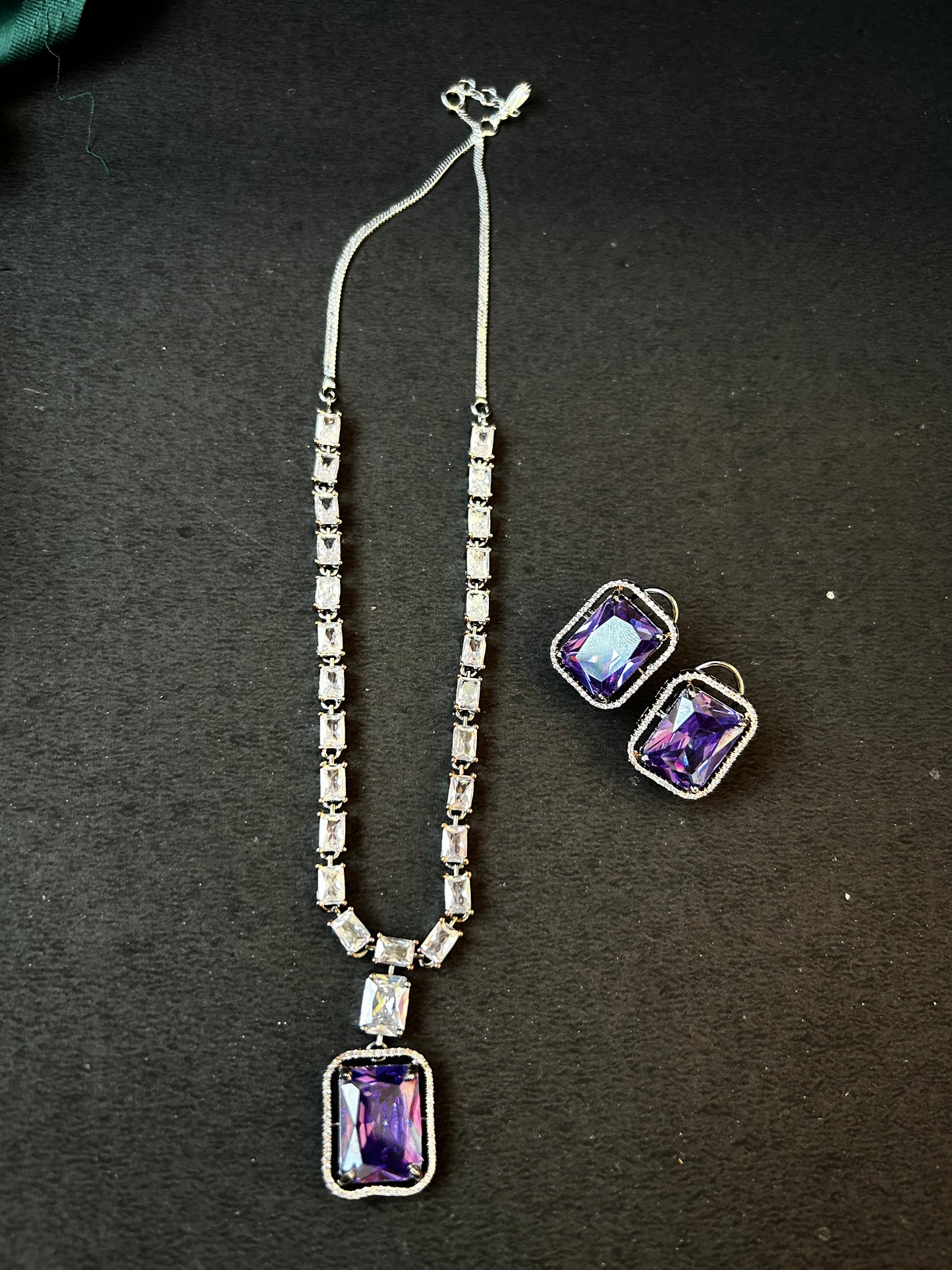 Inaya purple necklace
