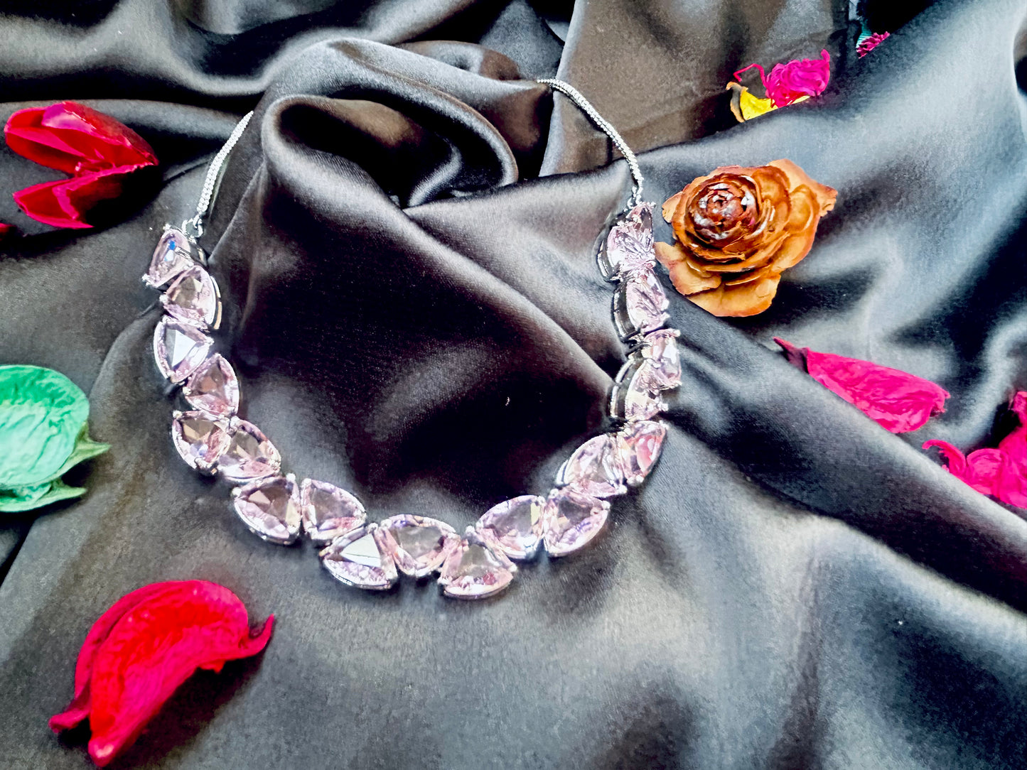 Sonali pink necklace