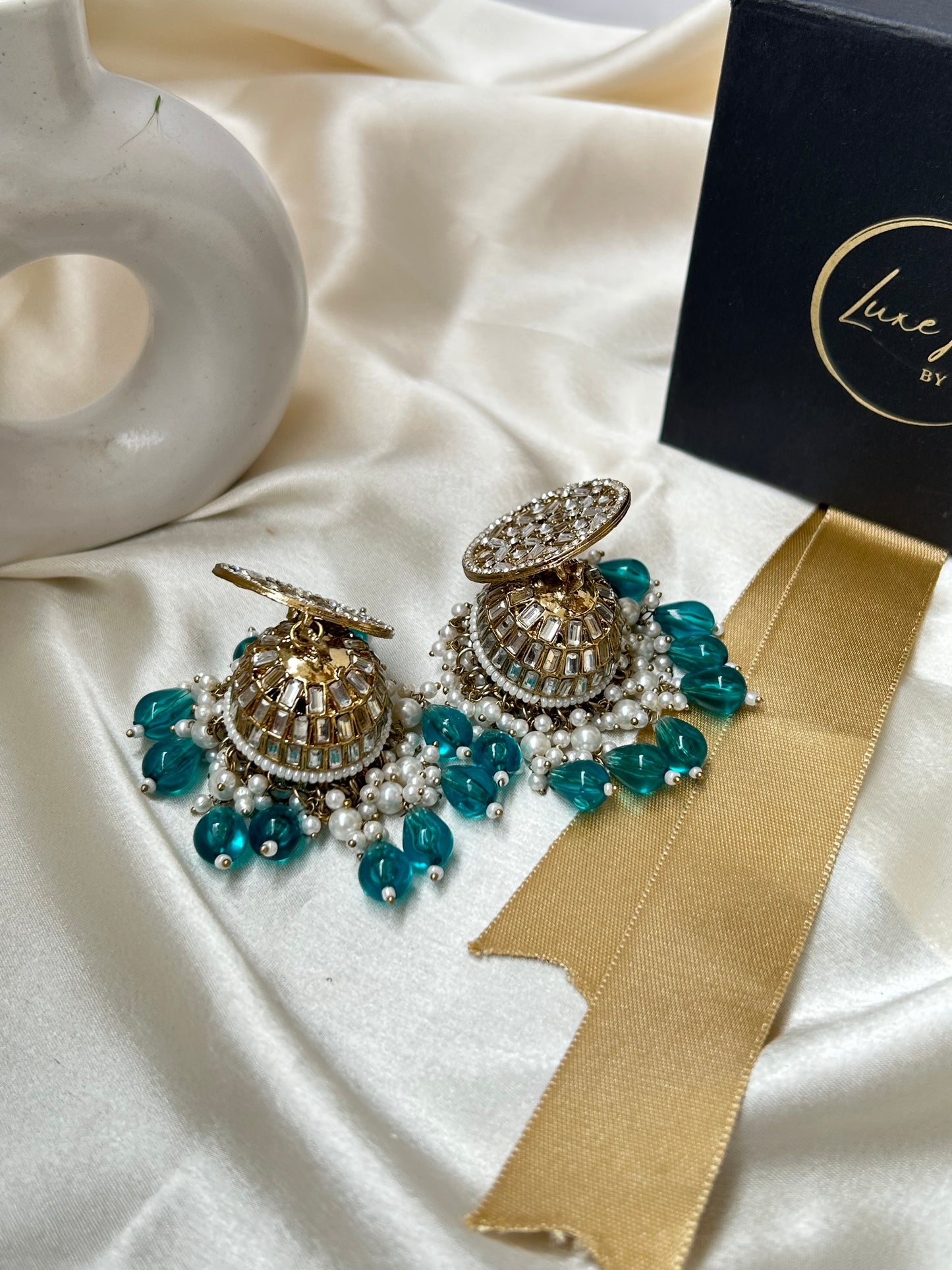 Vanya Rama green jhumka