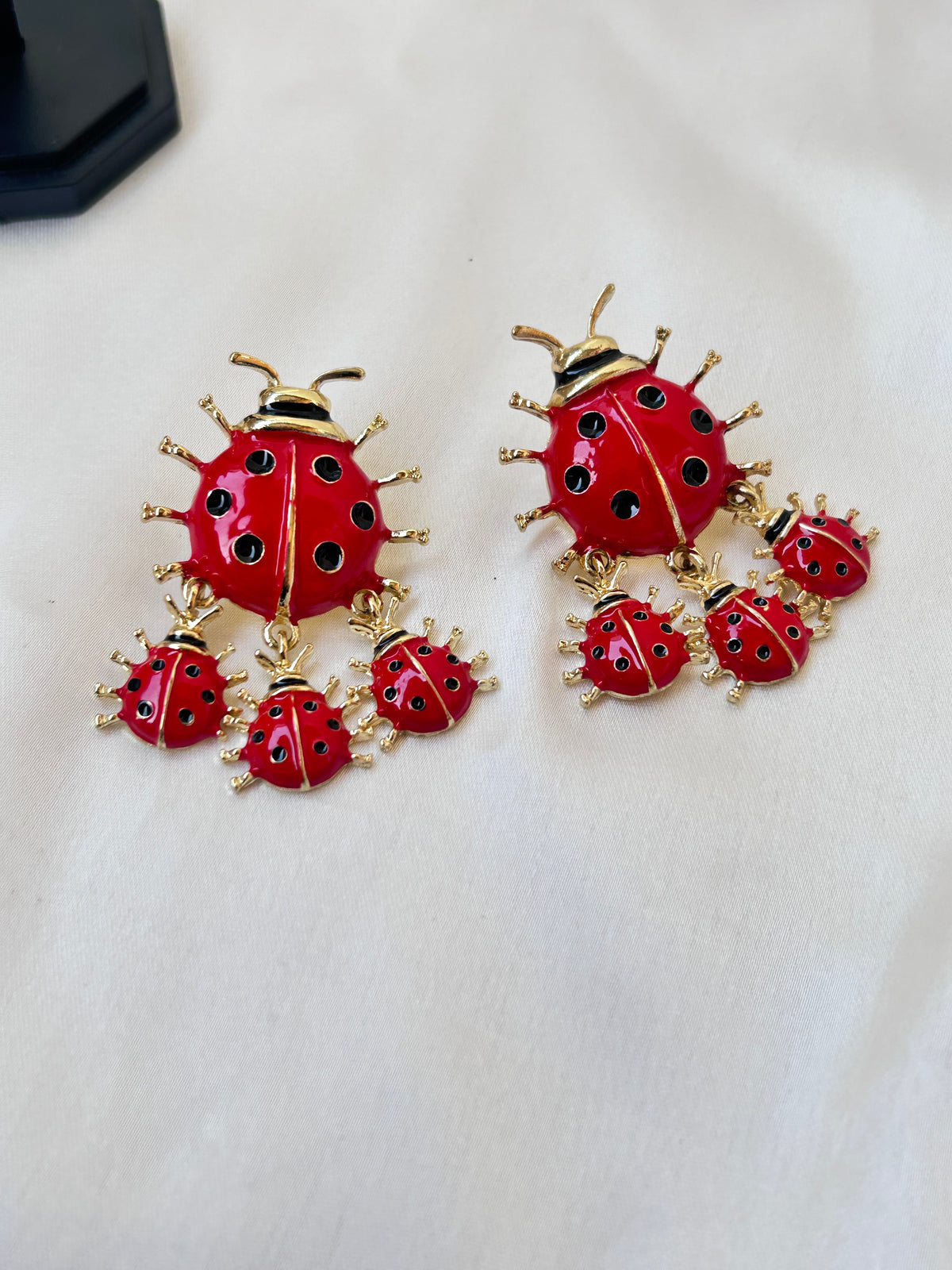 LadyBug Earrings