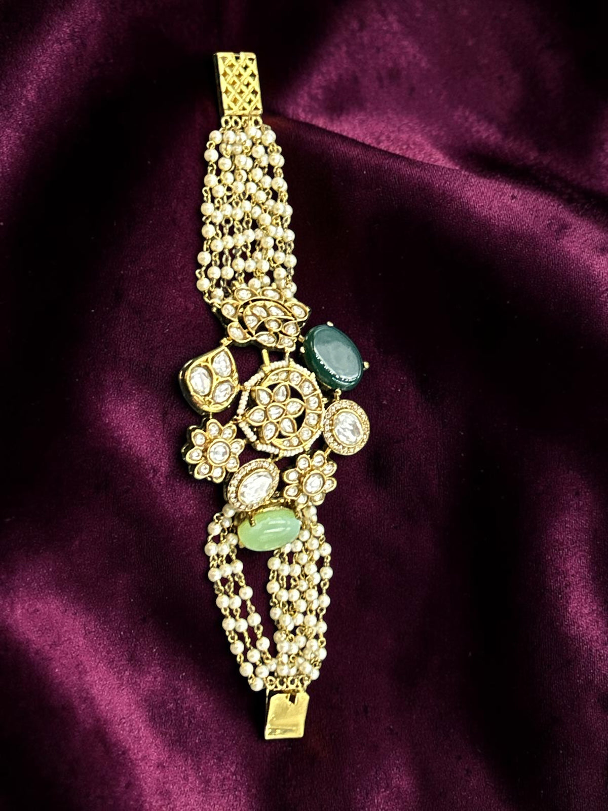 Raunak Golden Bracelet