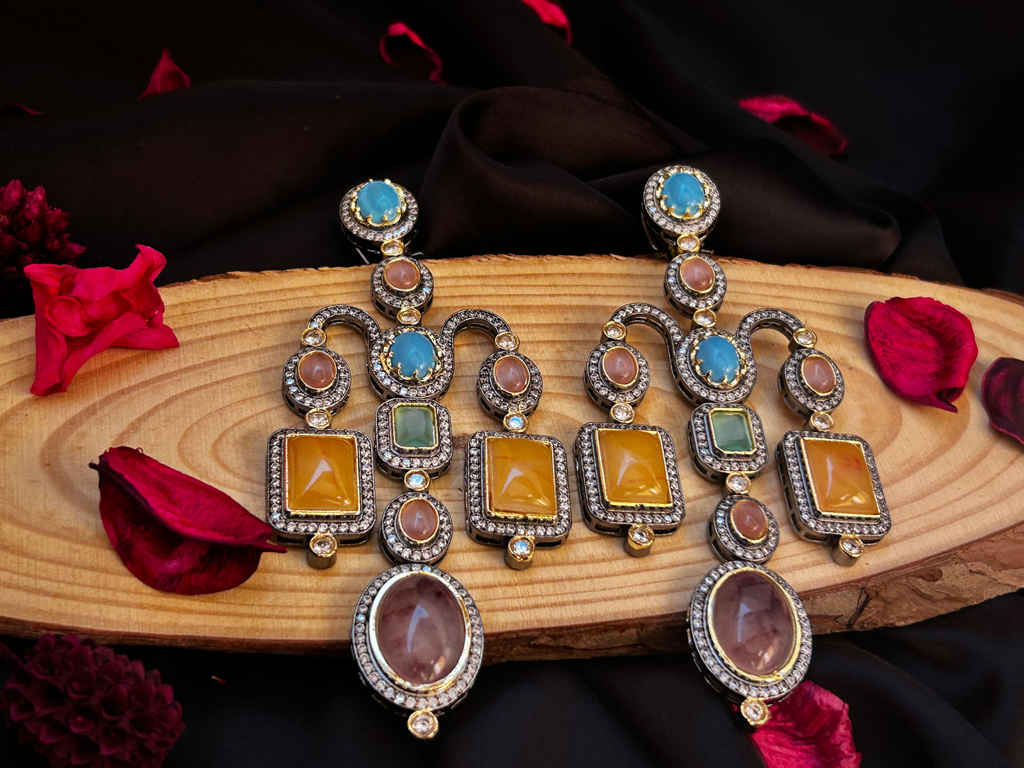 Deepika long earrings