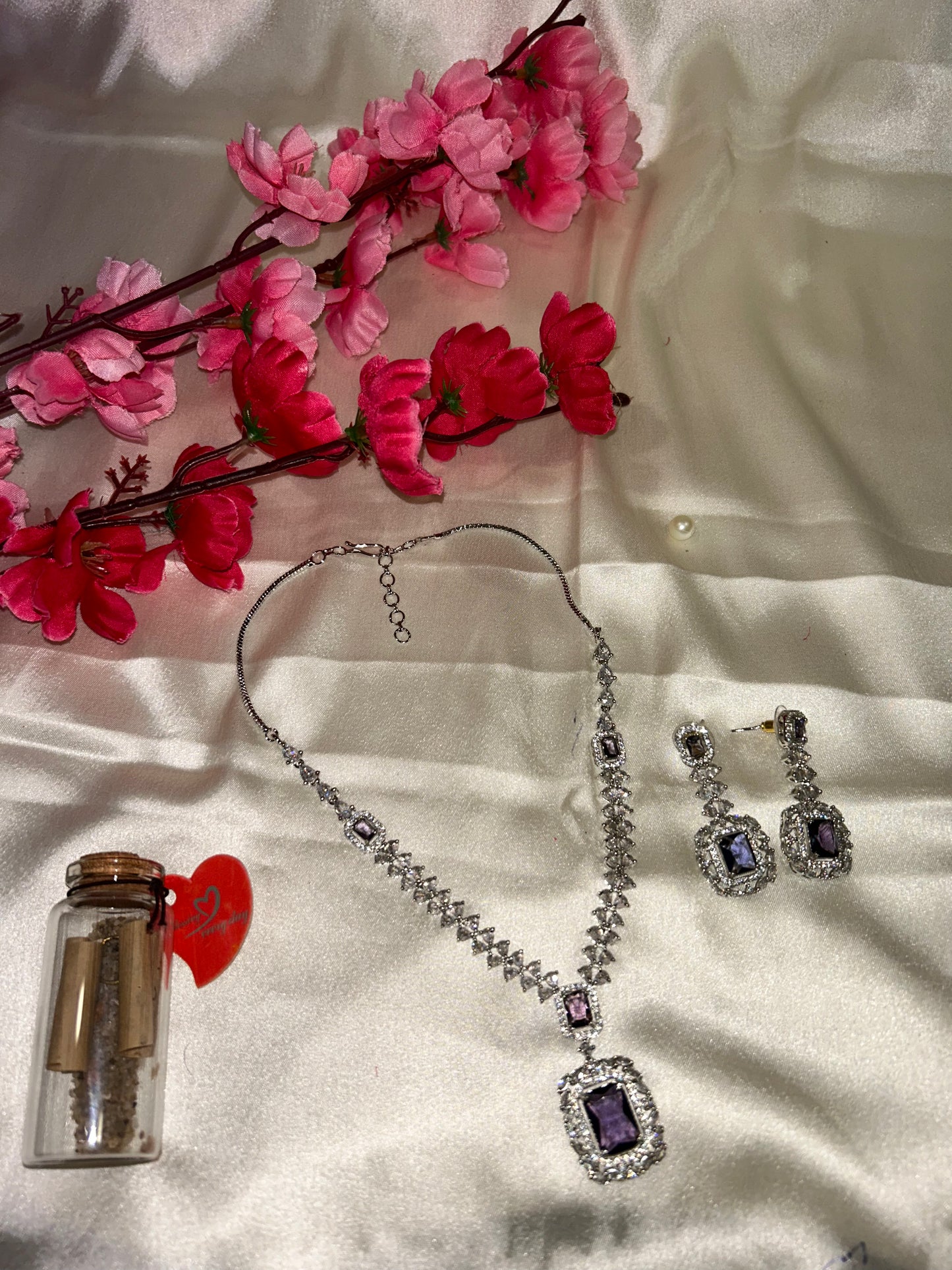 Layla purple necklace