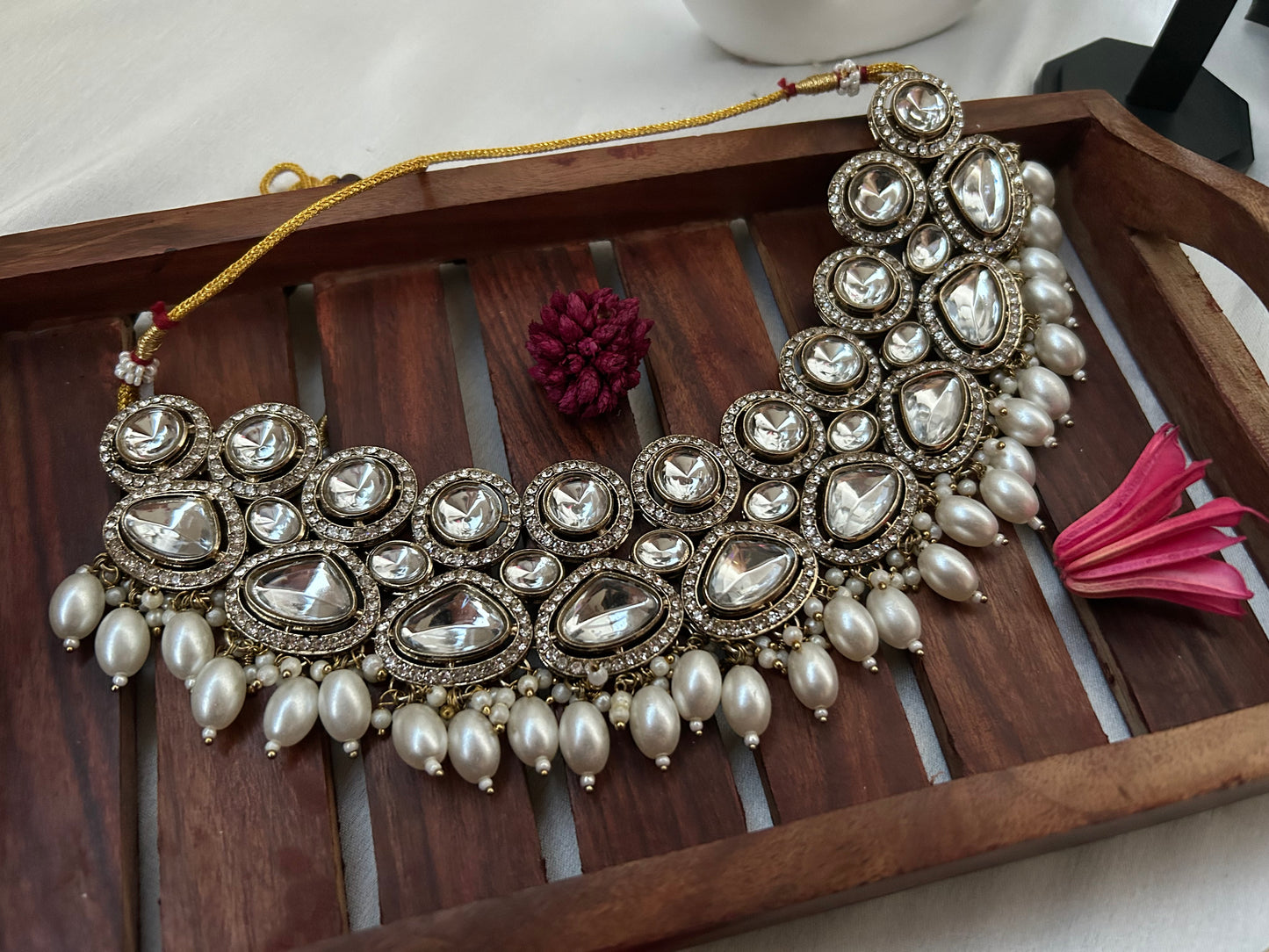 Shanvi polki necklace
