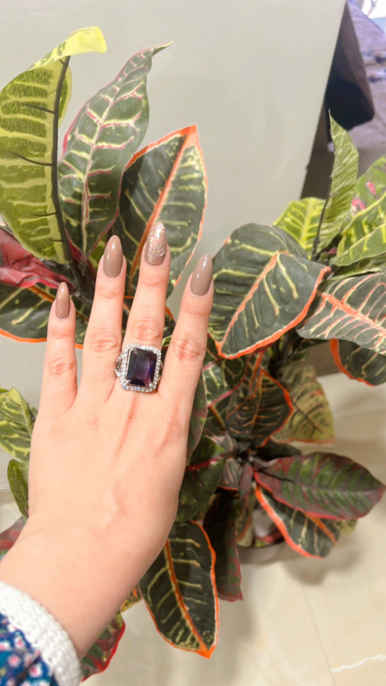 Purple maisha ring