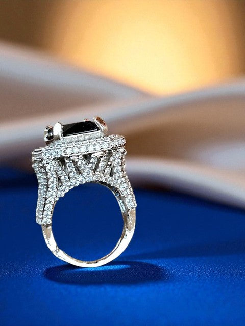 Midnight Majesty Sapphire Ring
