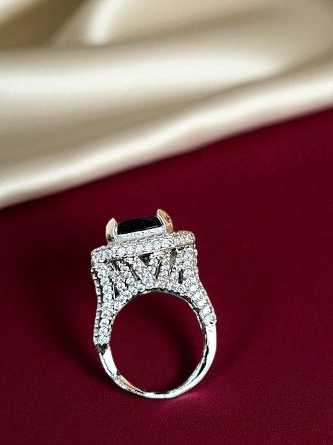 Midnight Majesty Sapphire Ring