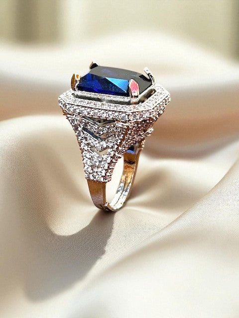 Midnight Majesty Sapphire Ring