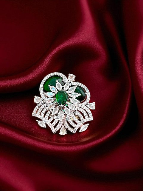 Majesticl Emeral Green Ring