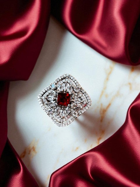 Ruby Phool Ring