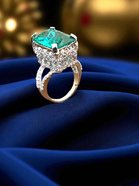 Sheen Sea Green Ring