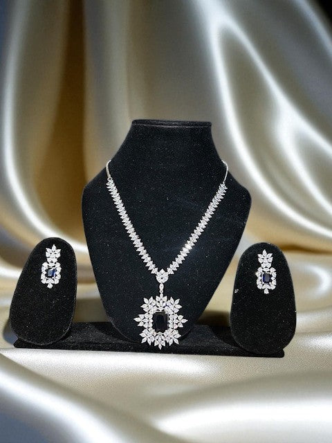 Sapphire AD pendent Set